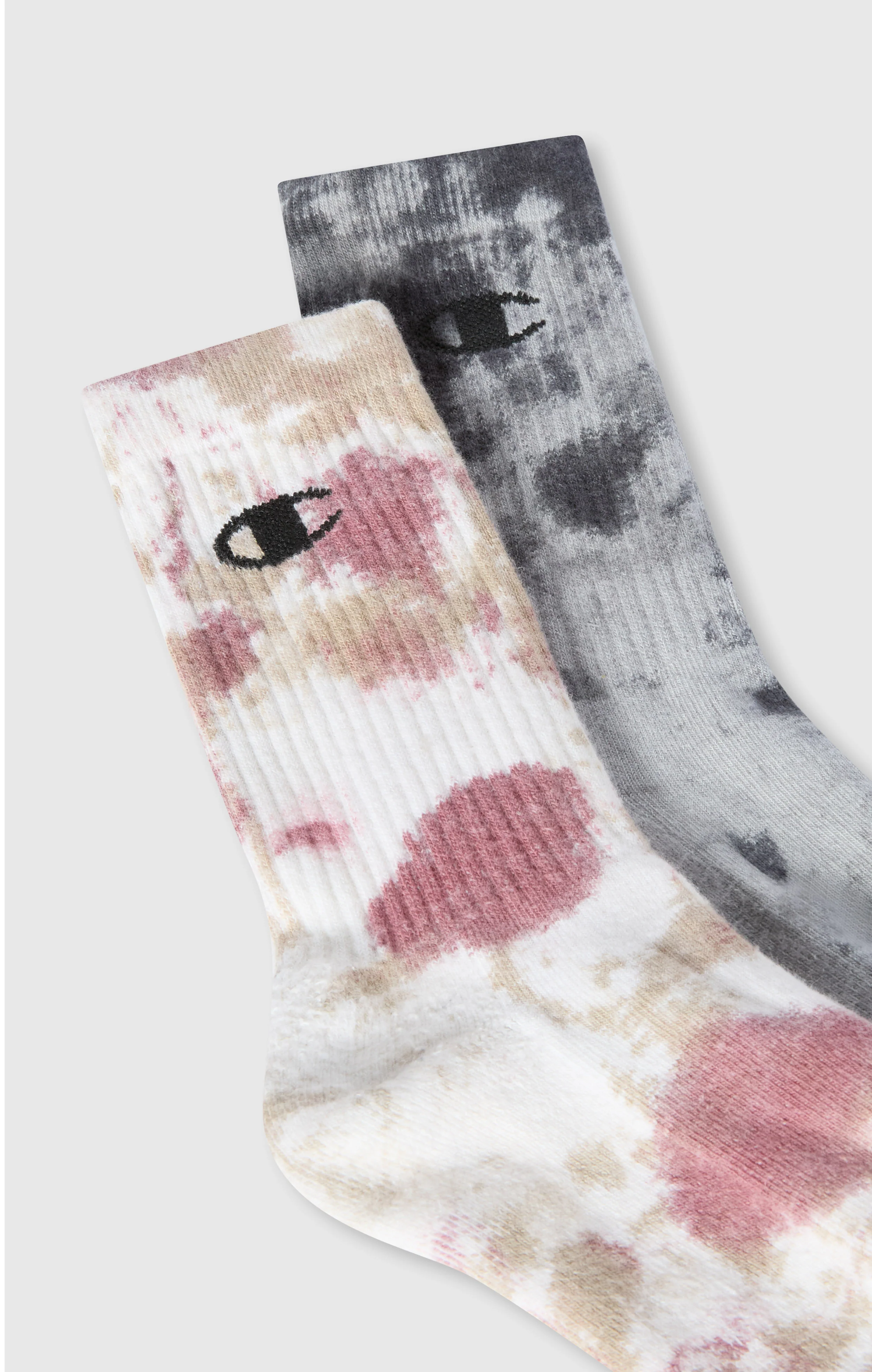 2-Pack Adult Mid Crew Tie-Dye Socks - Image 2