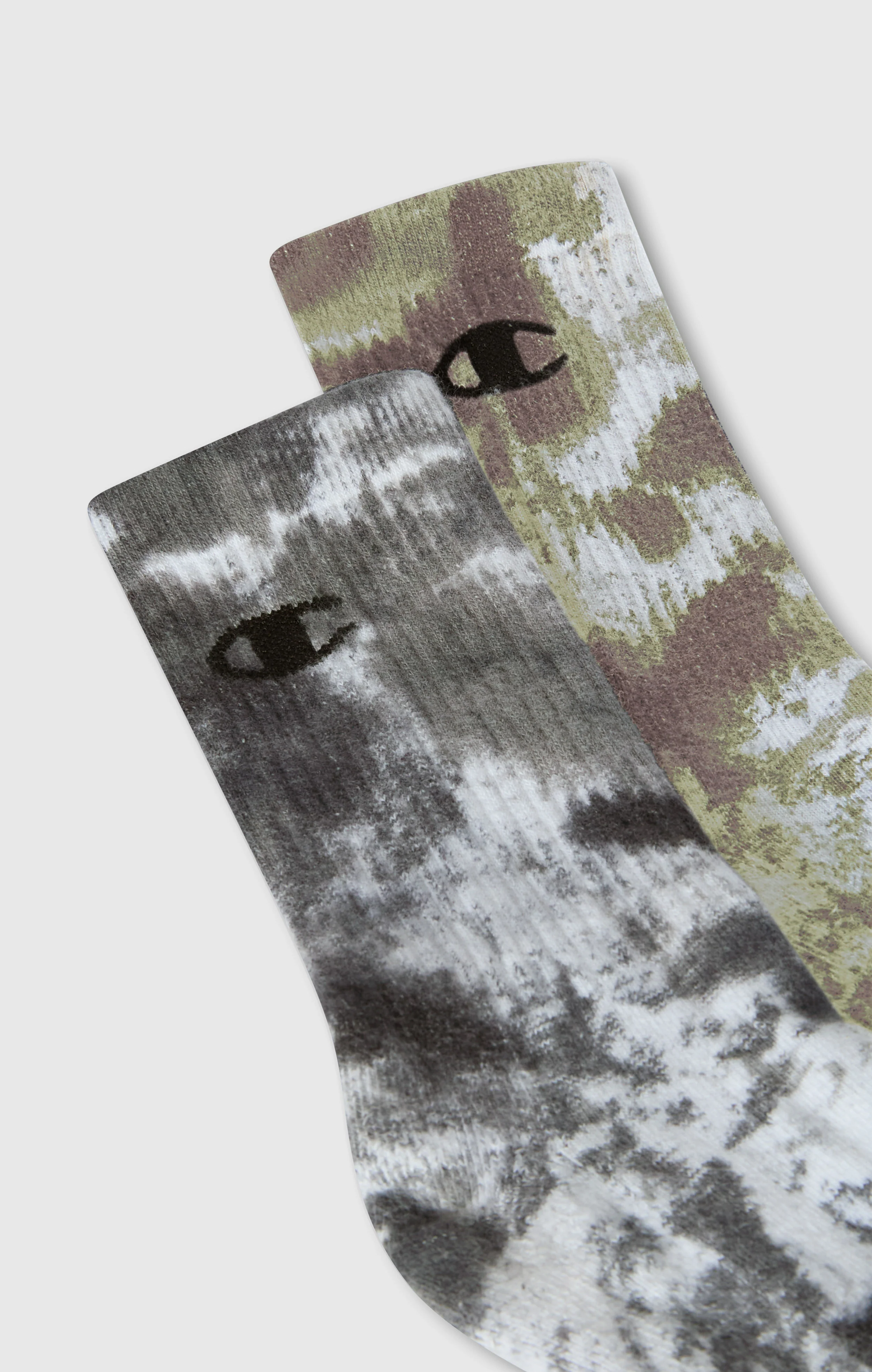 2-Pack Adult Mid Crew Tie-Dye Socks - Image 2
