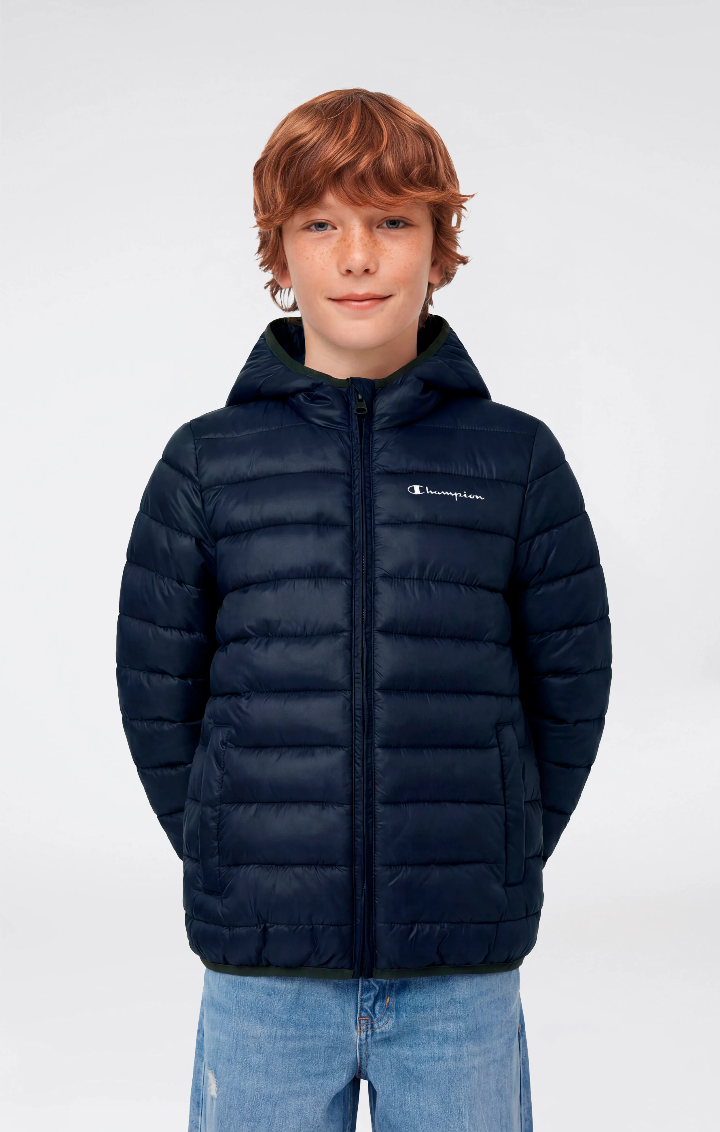 Kids’ Lightweight Padded Hooded Jacket - Image 2