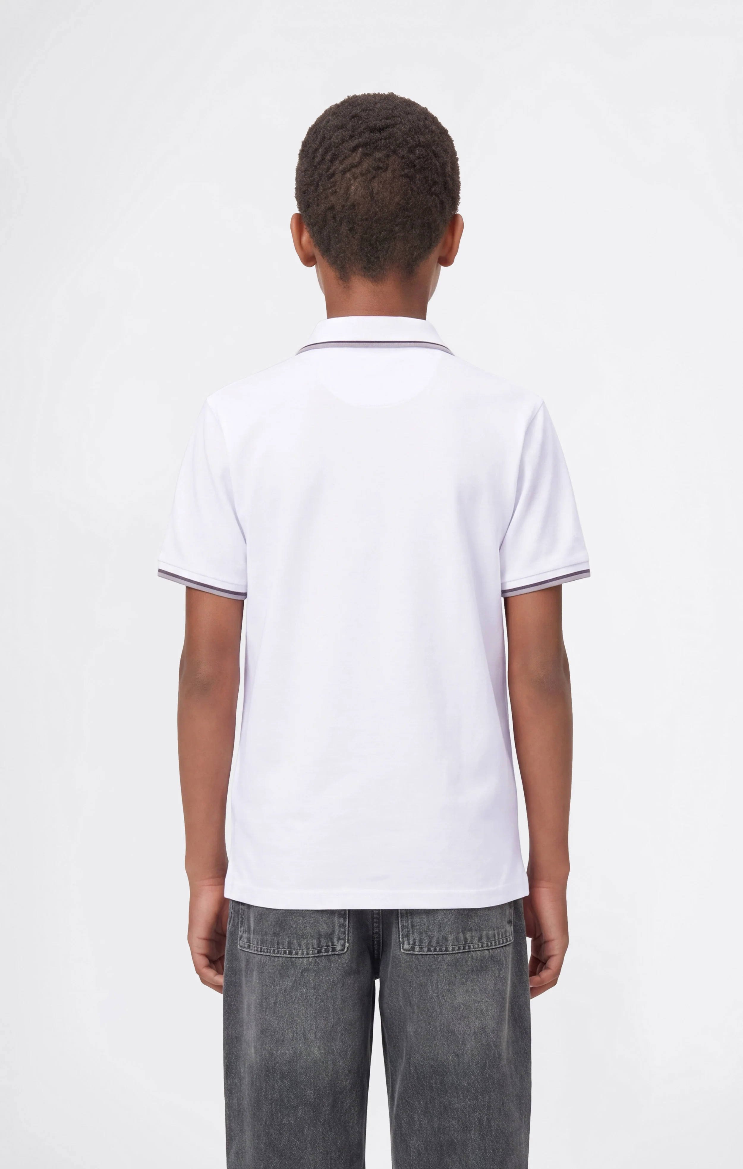Boys’ Cotton Piqué Polo - Image 3