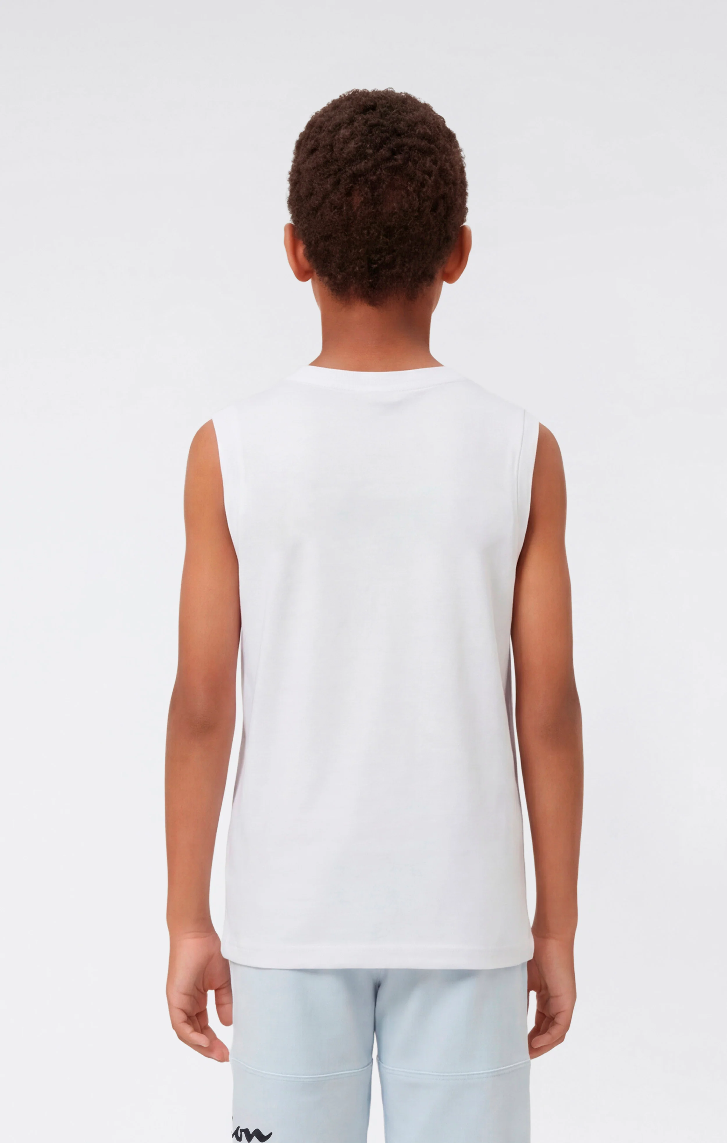 Boys' Tank Top with Maxi Printed Logo - Image 3