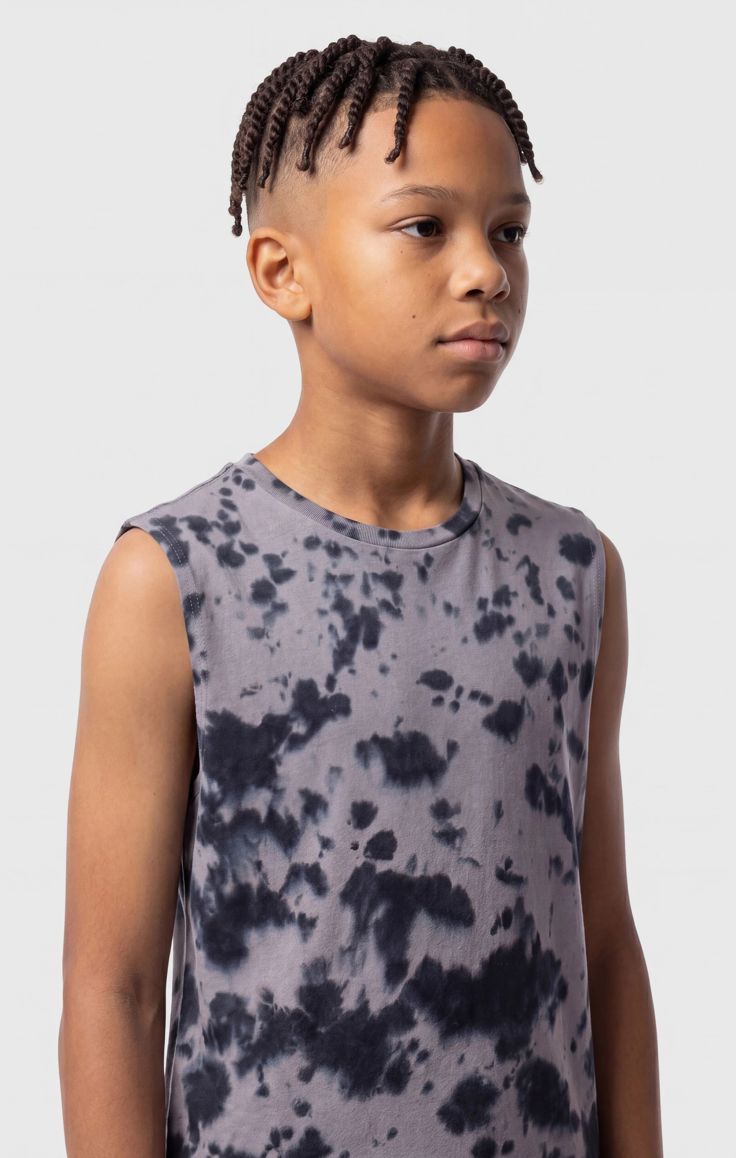 Boys’ Cotton Tie-Dye Tank Top - Image 4