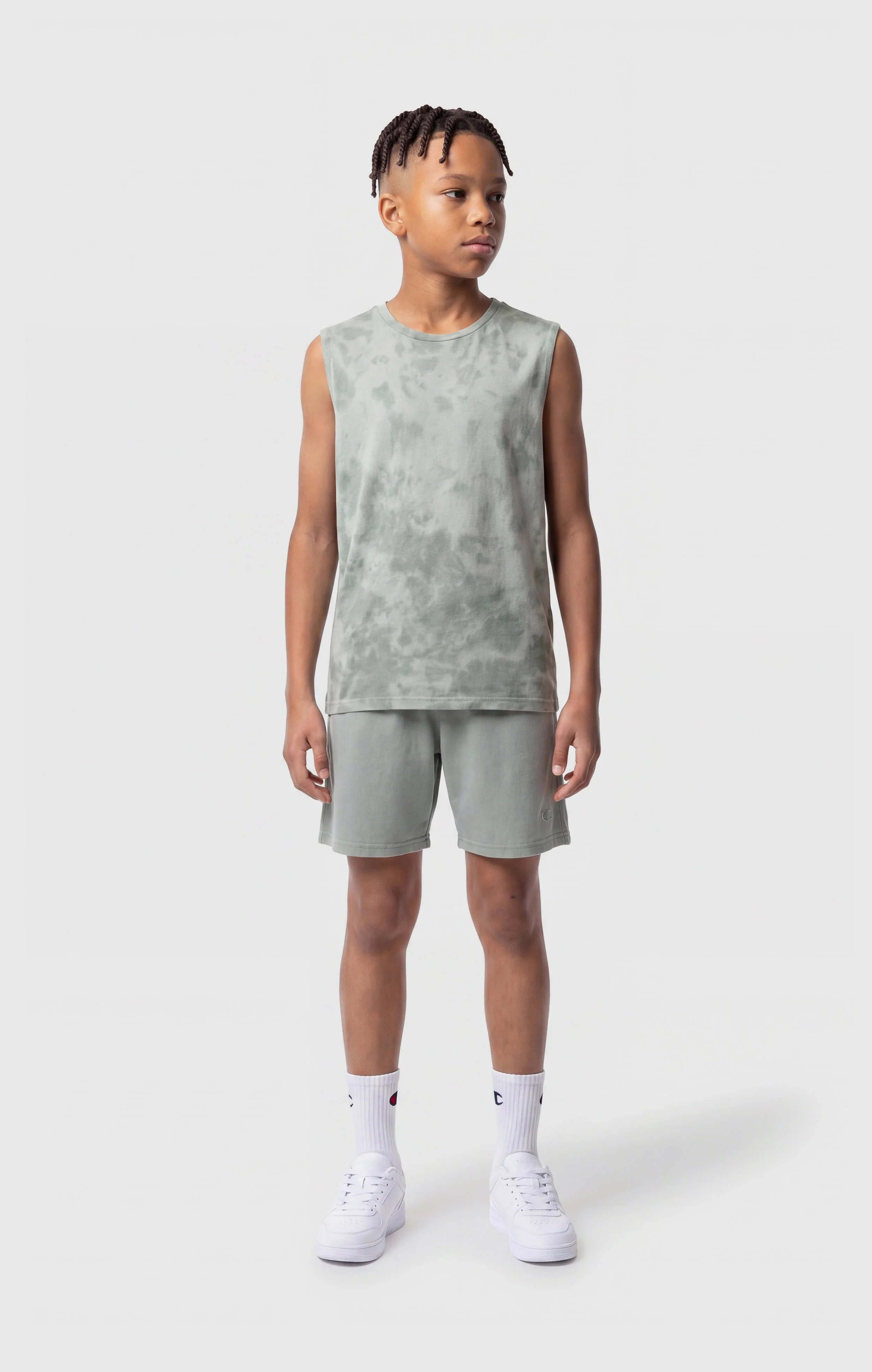 Boys’ Cotton Tie-Dye Tank Top - Image 2