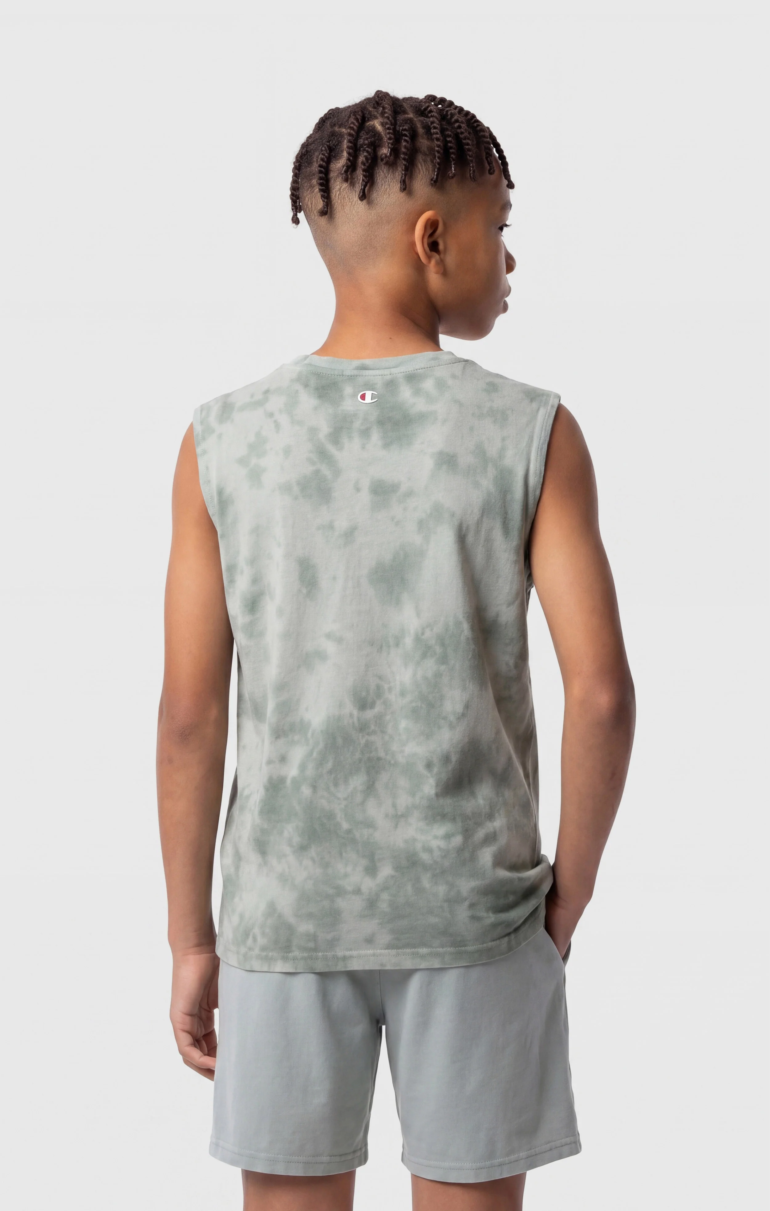 Boys’ Cotton Tie-Dye Tank Top - Image 3