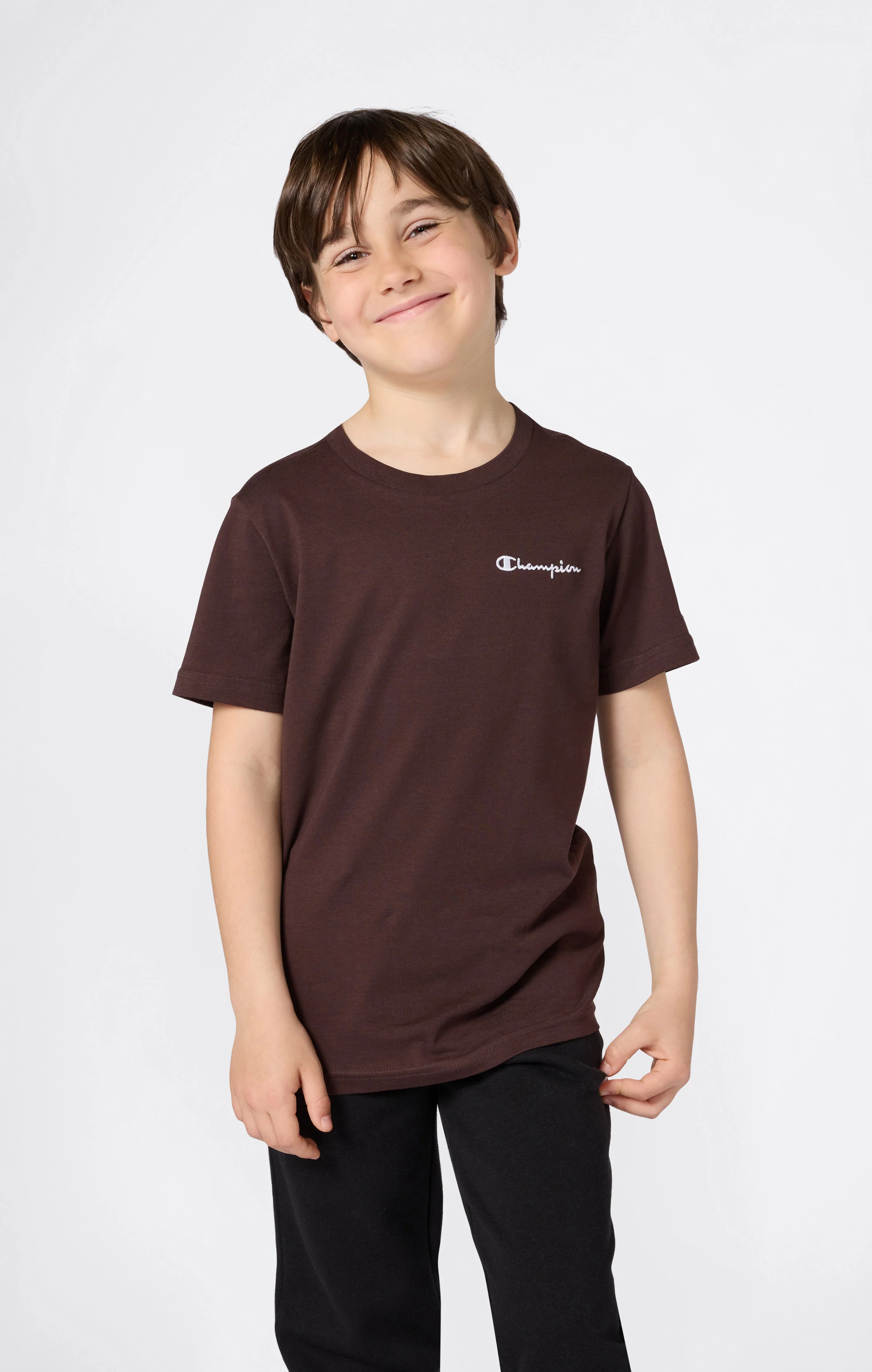 Boys’ Crewneck Small Script Logo T-Shirt Icons - Image 2