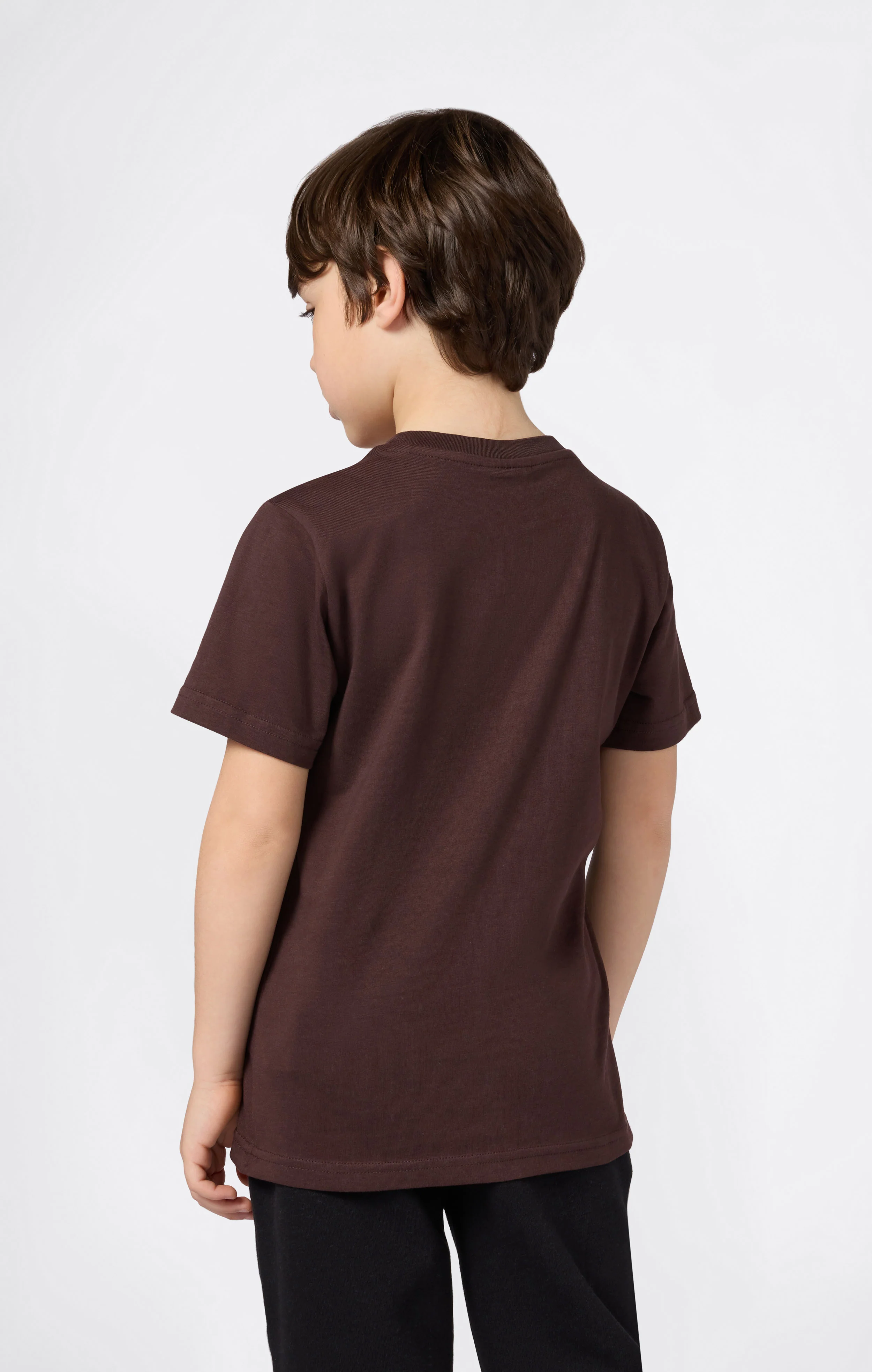 Boys’ Crewneck Small Script Logo T-Shirt Icons - Image 3