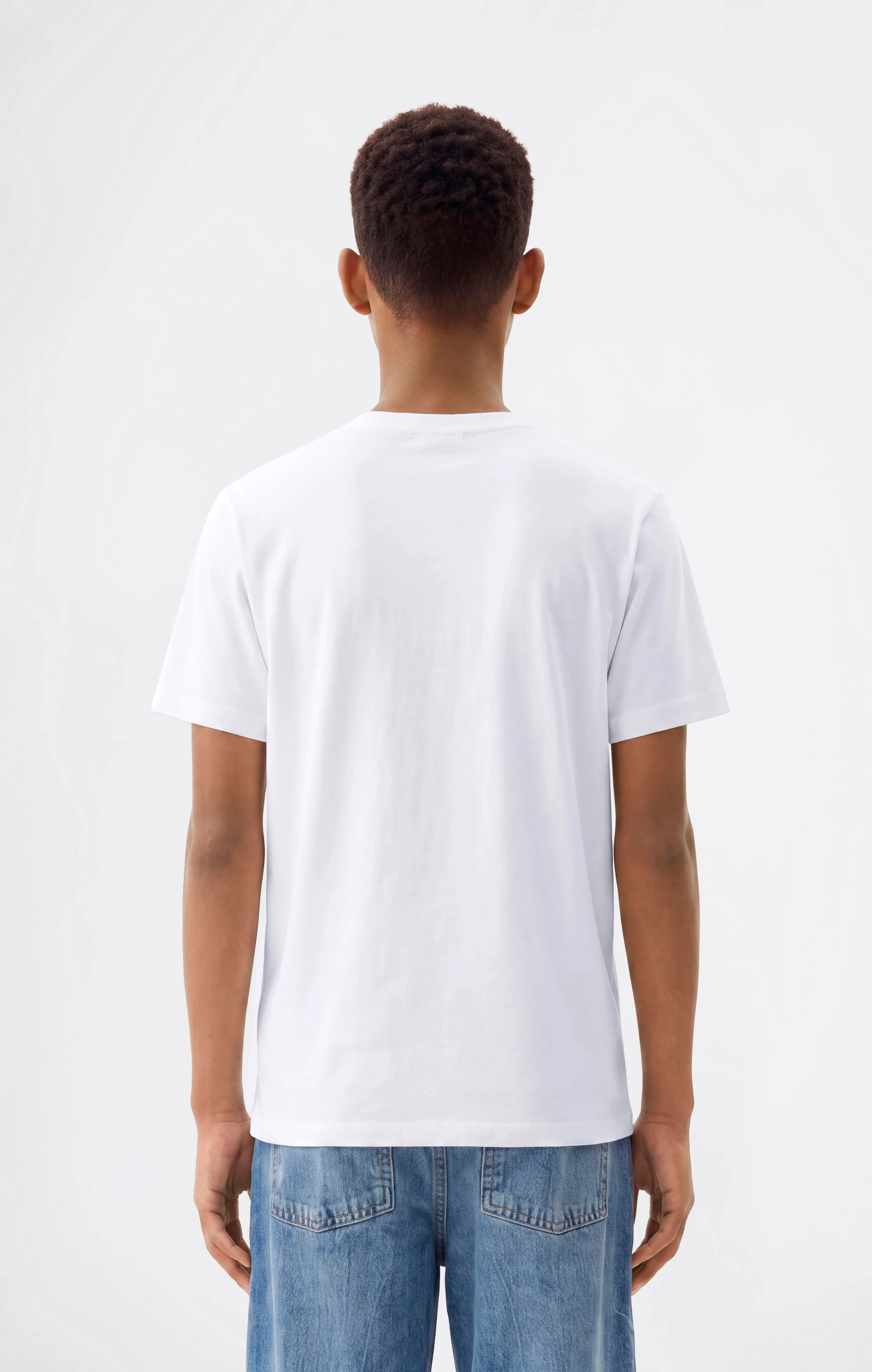 Boys’ Crewneck Small Script Logo T-Shirt Icons - Image 3