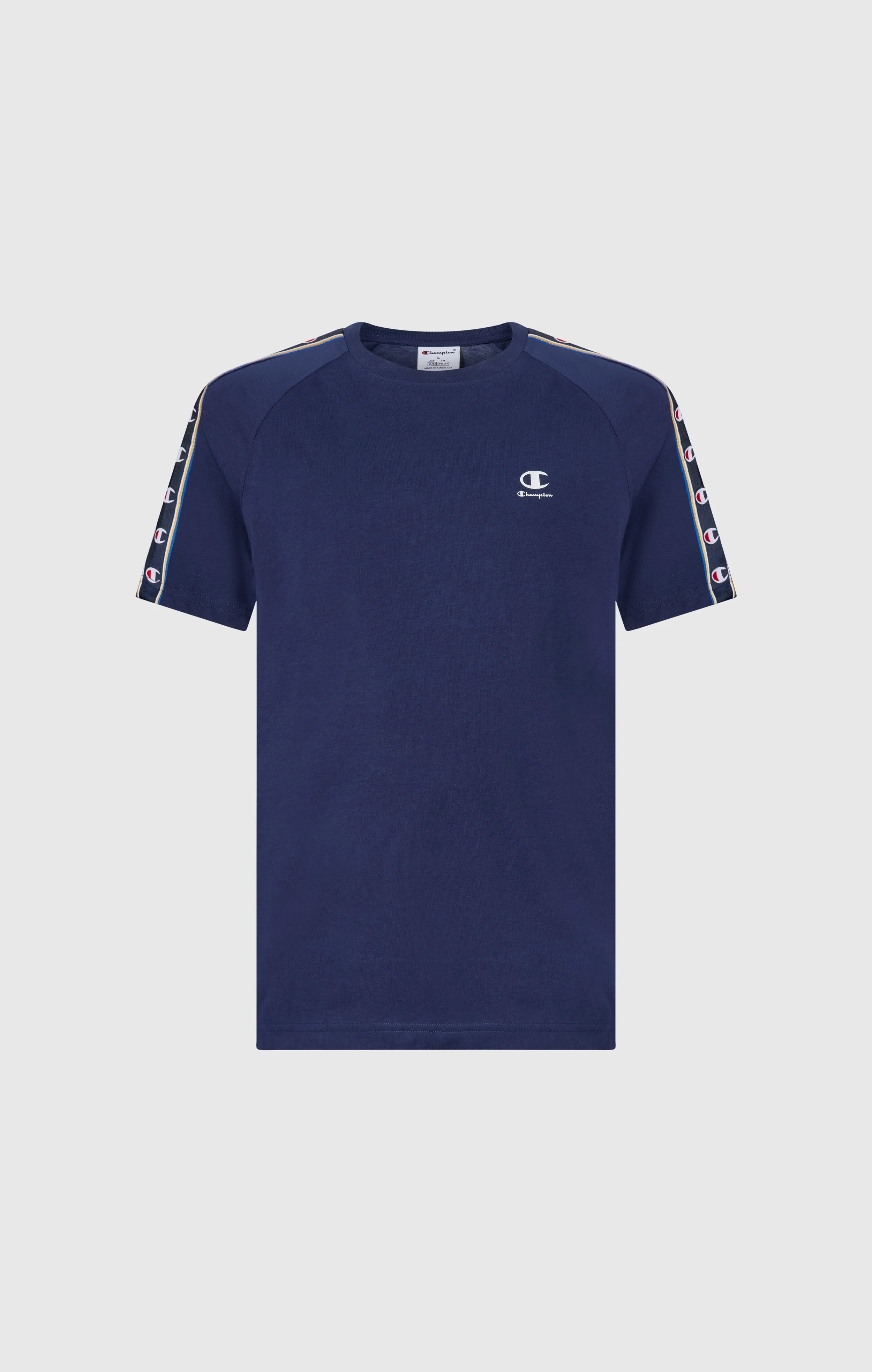 Boys’ Crewneck T-Shirt with Tape Logo - Image 4