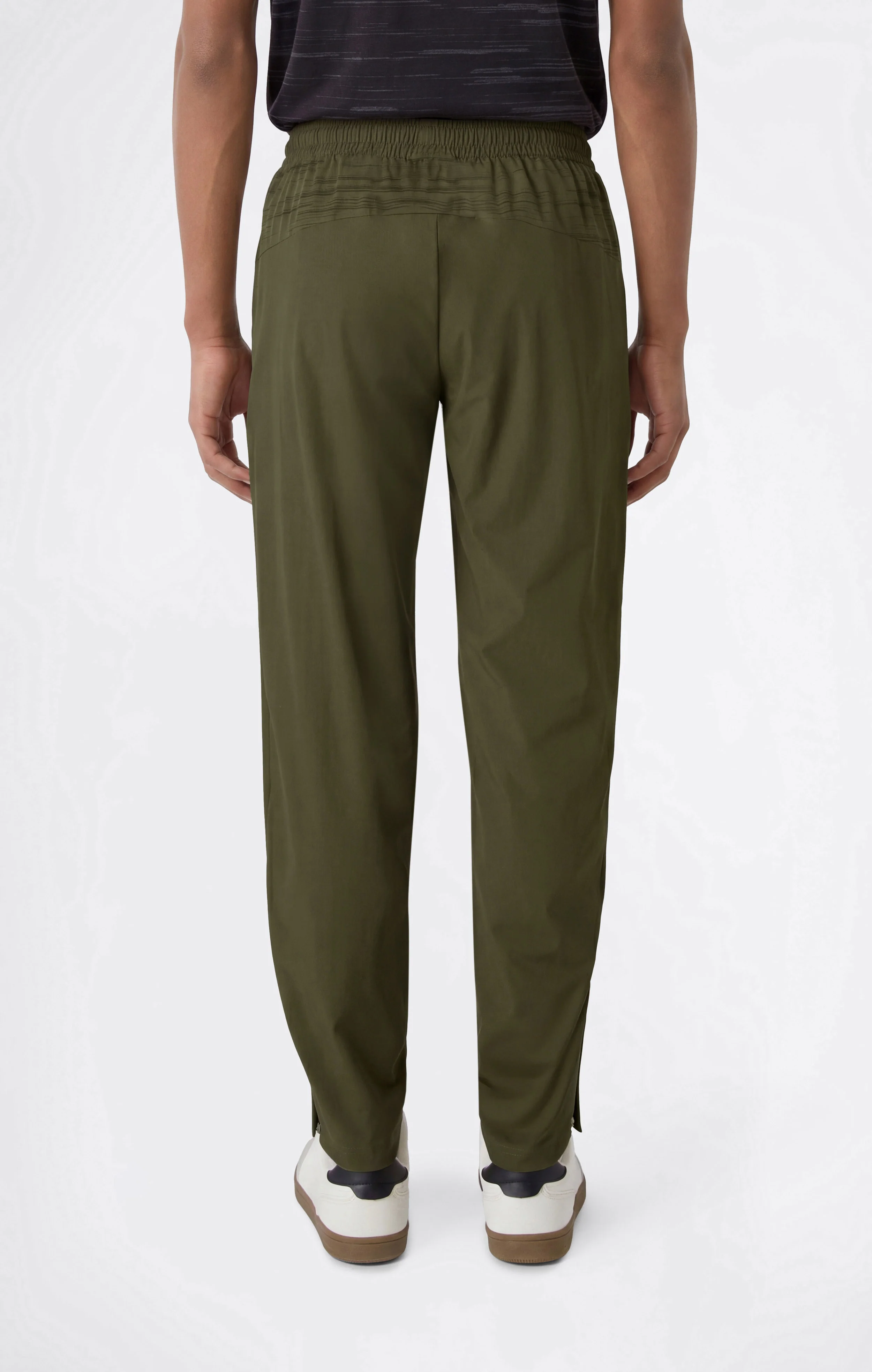 Boys’ Elastic Cuff Pants in Stretch Nylon - Image 3
