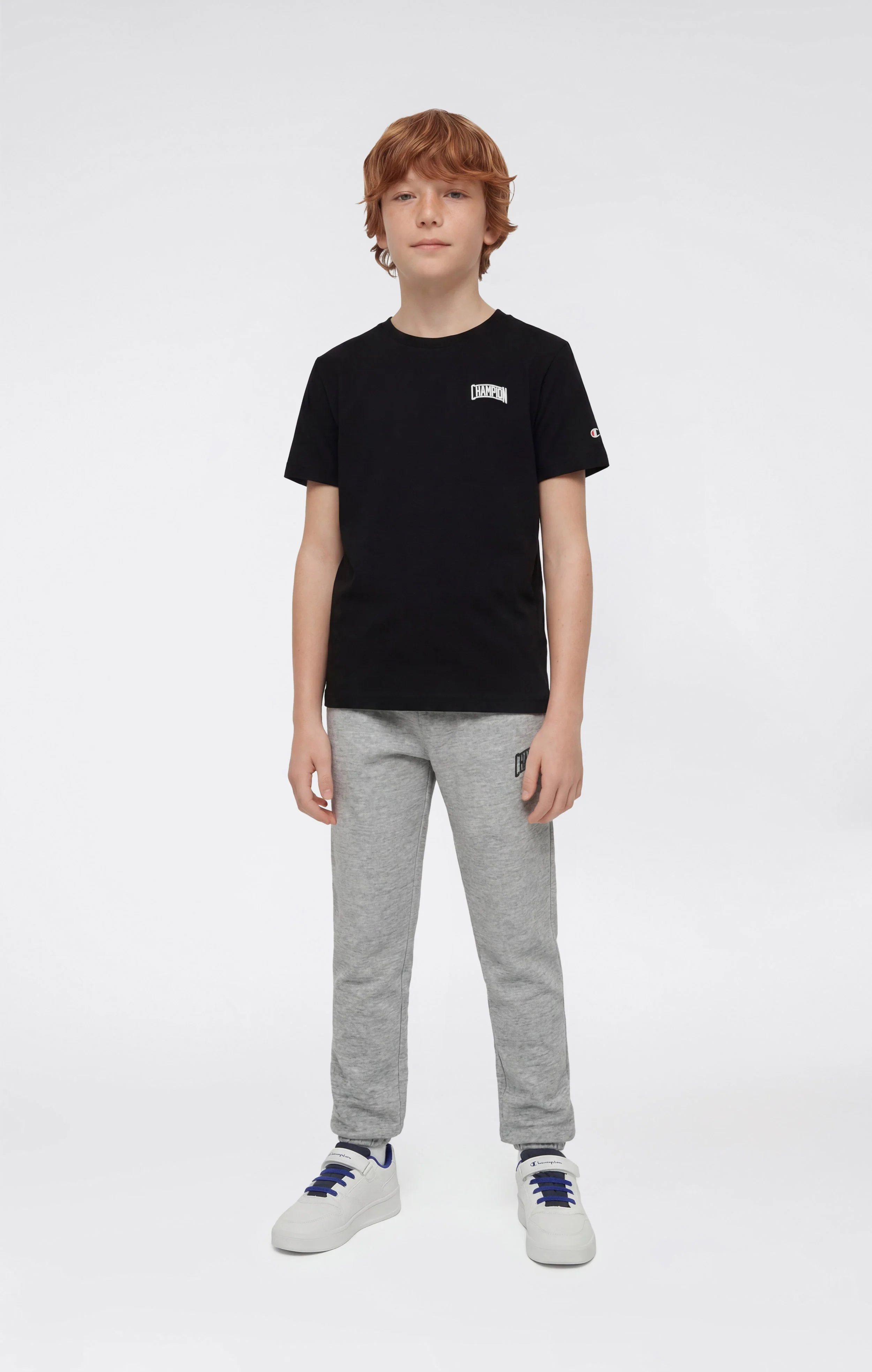 Boys’ Elastic Cuff Pants with Puff Print - Image 2