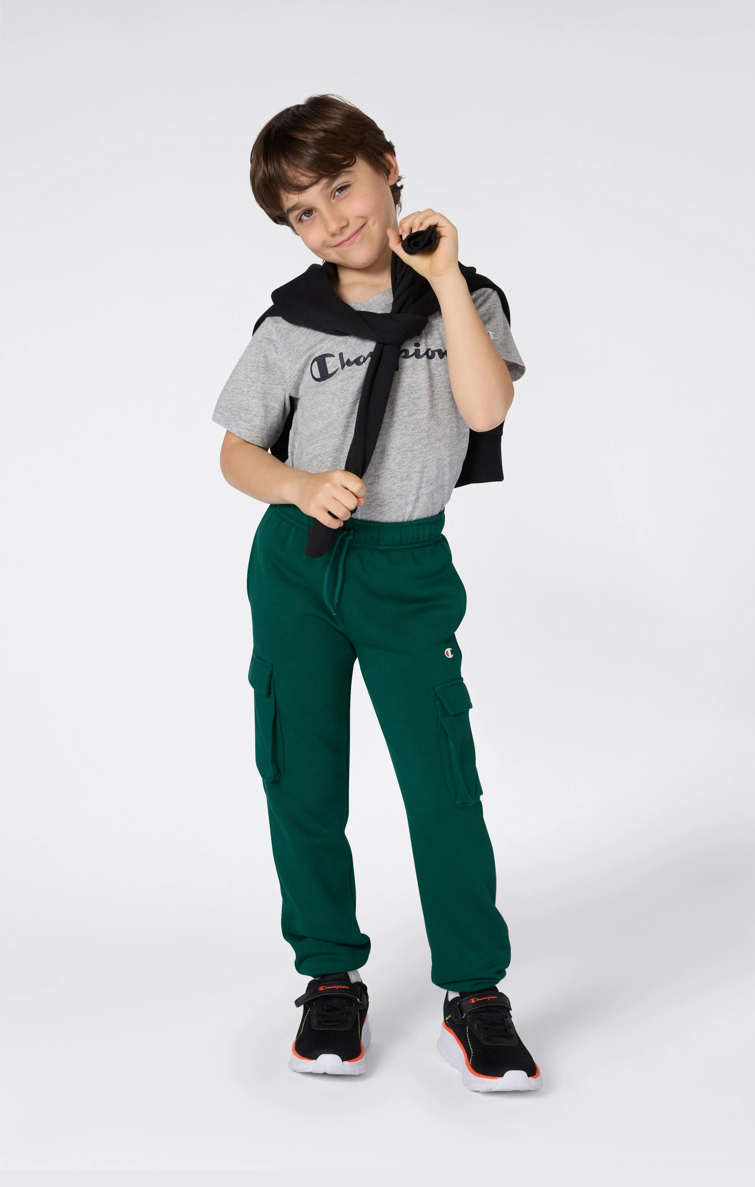 Boys' Fleece Cargo Pants Icons - Image 2