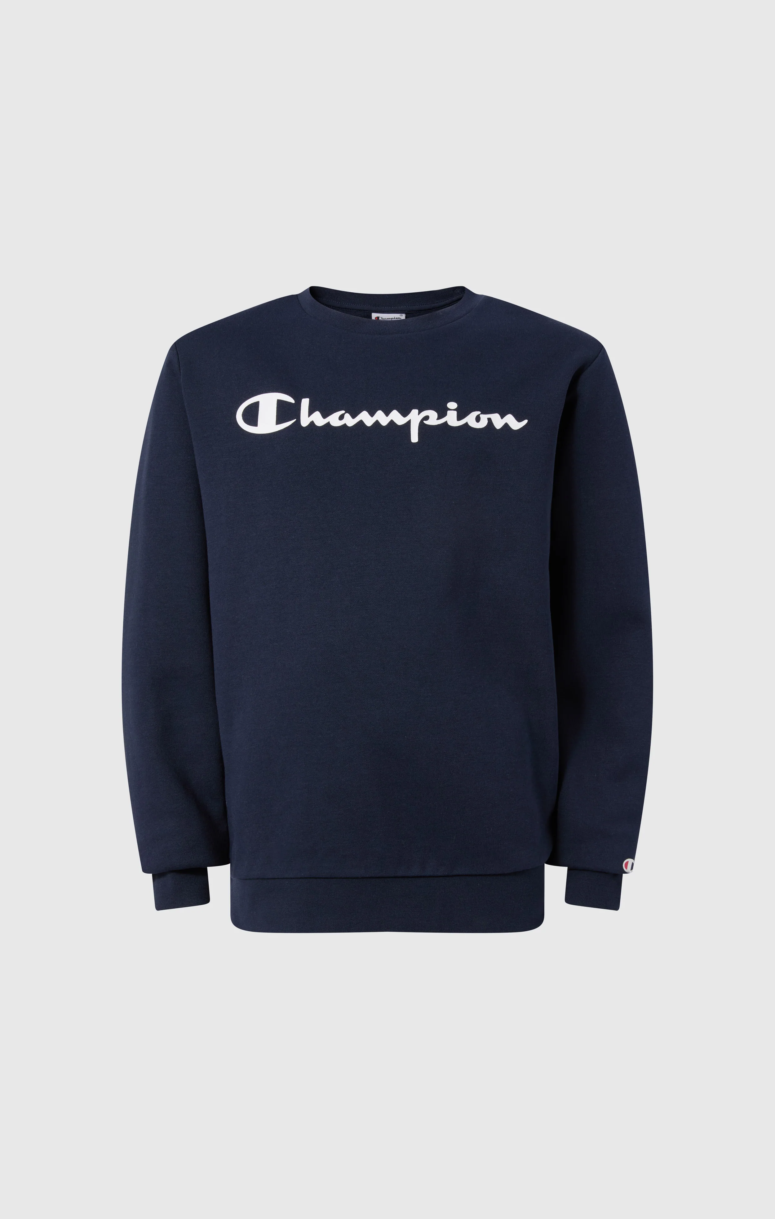 Boys' Fleece Crewneck Sweatshirt Script Logo - Image 4