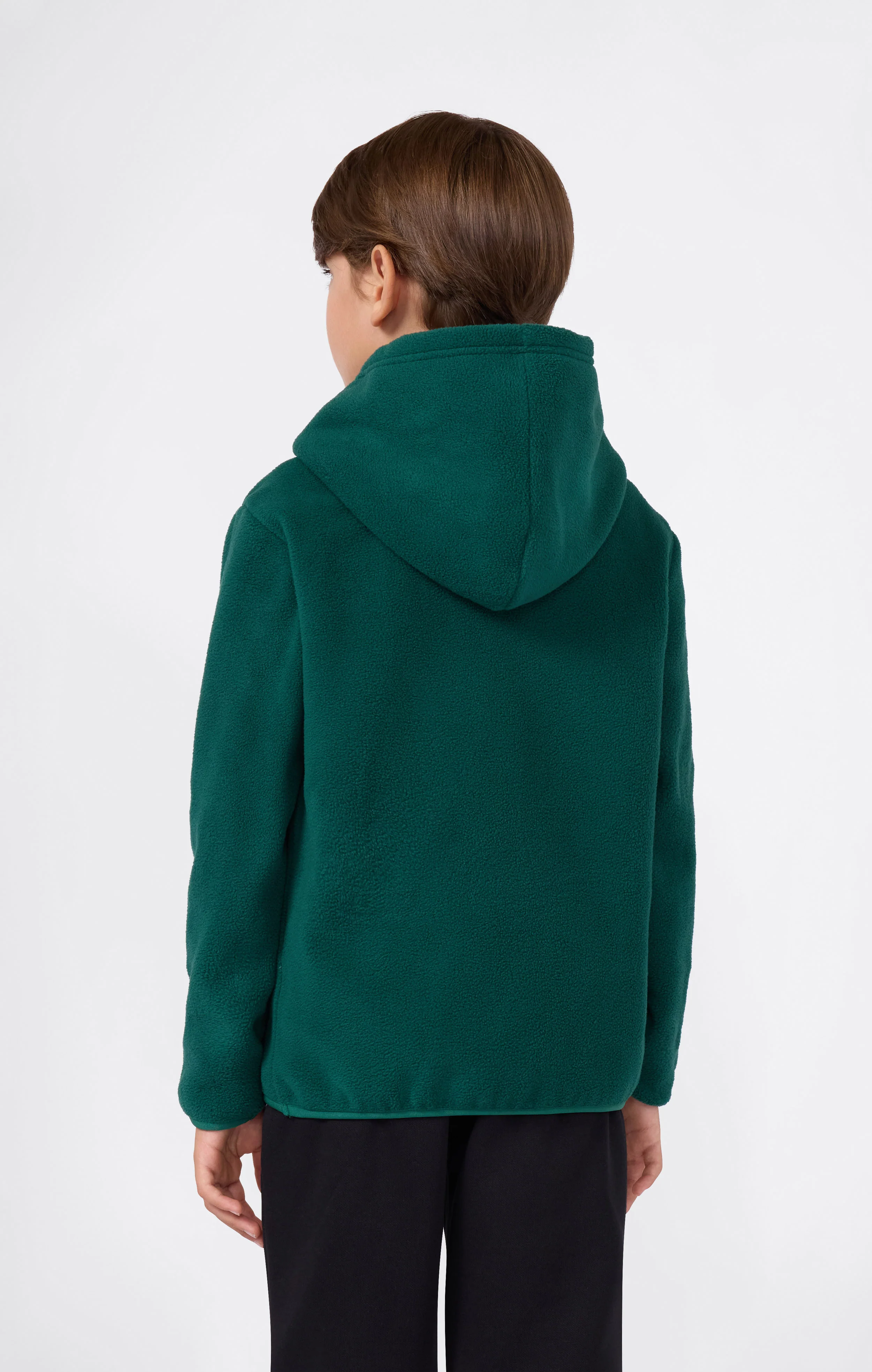 Boys' Fleece Polar Hoodie Script Logo - Image 4