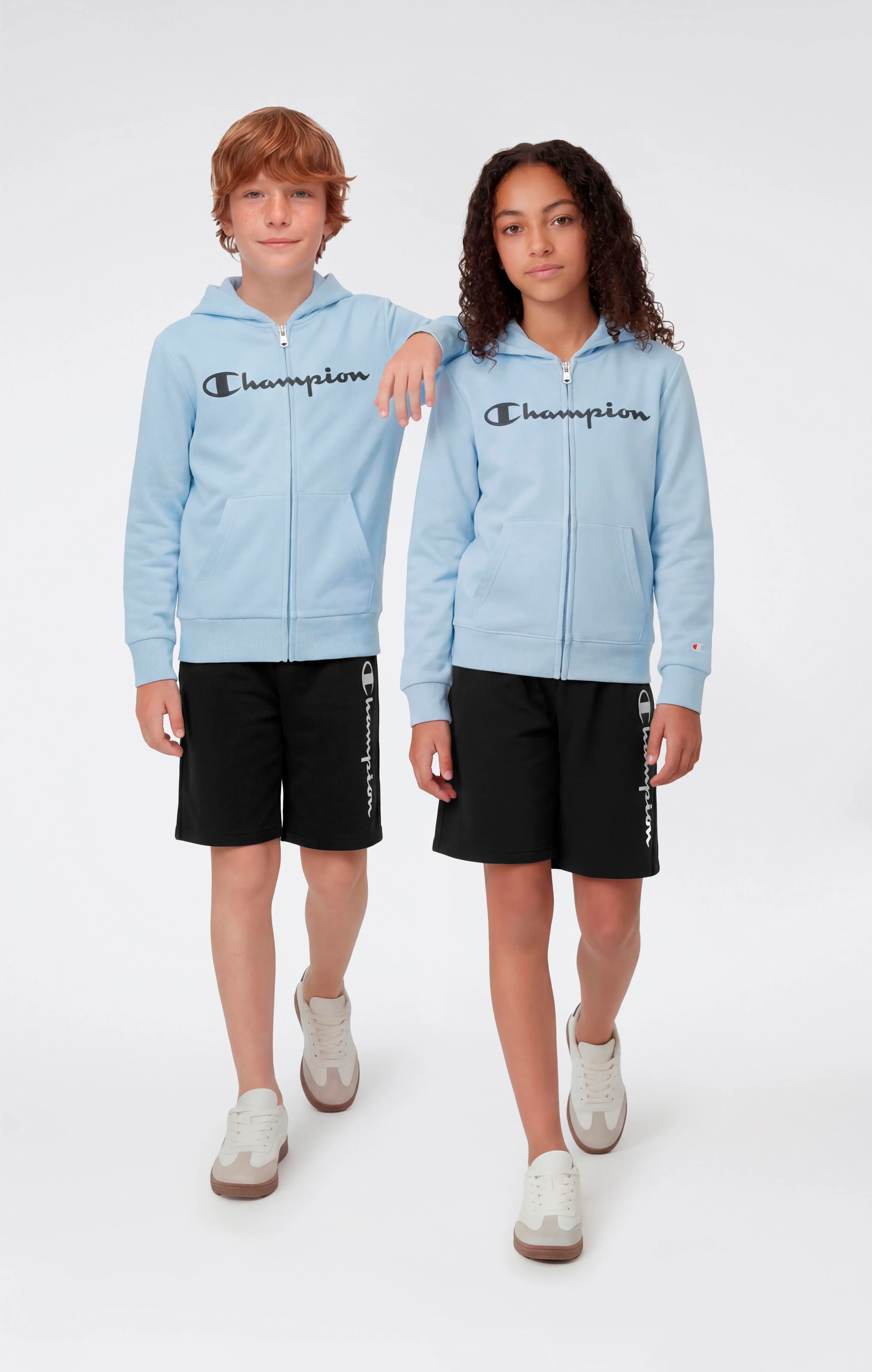 Boys' Full Zip Hoodie with Maxi Logo