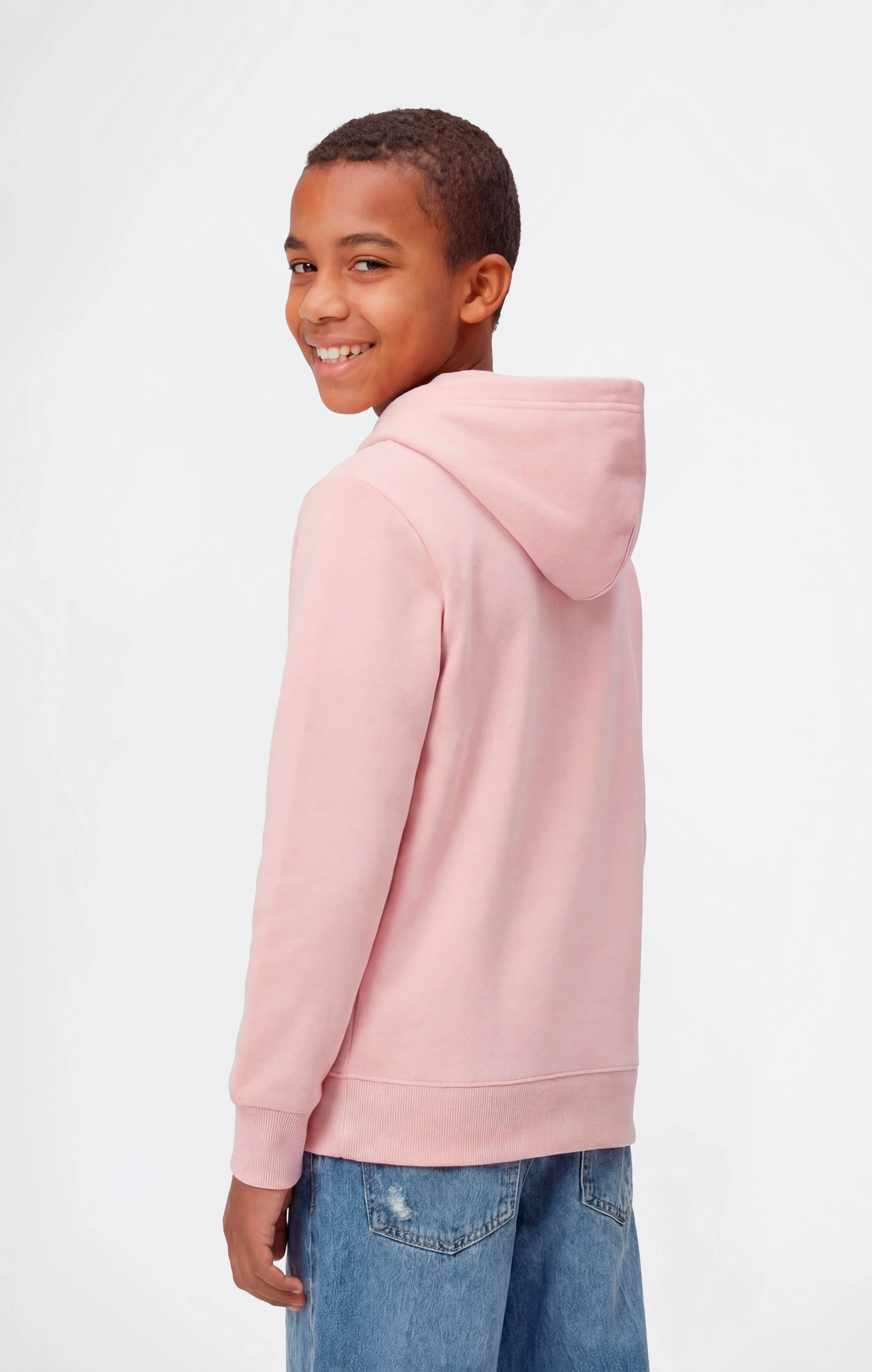Boys' Full Zip Hoodie with Maxi Logo - Image 3