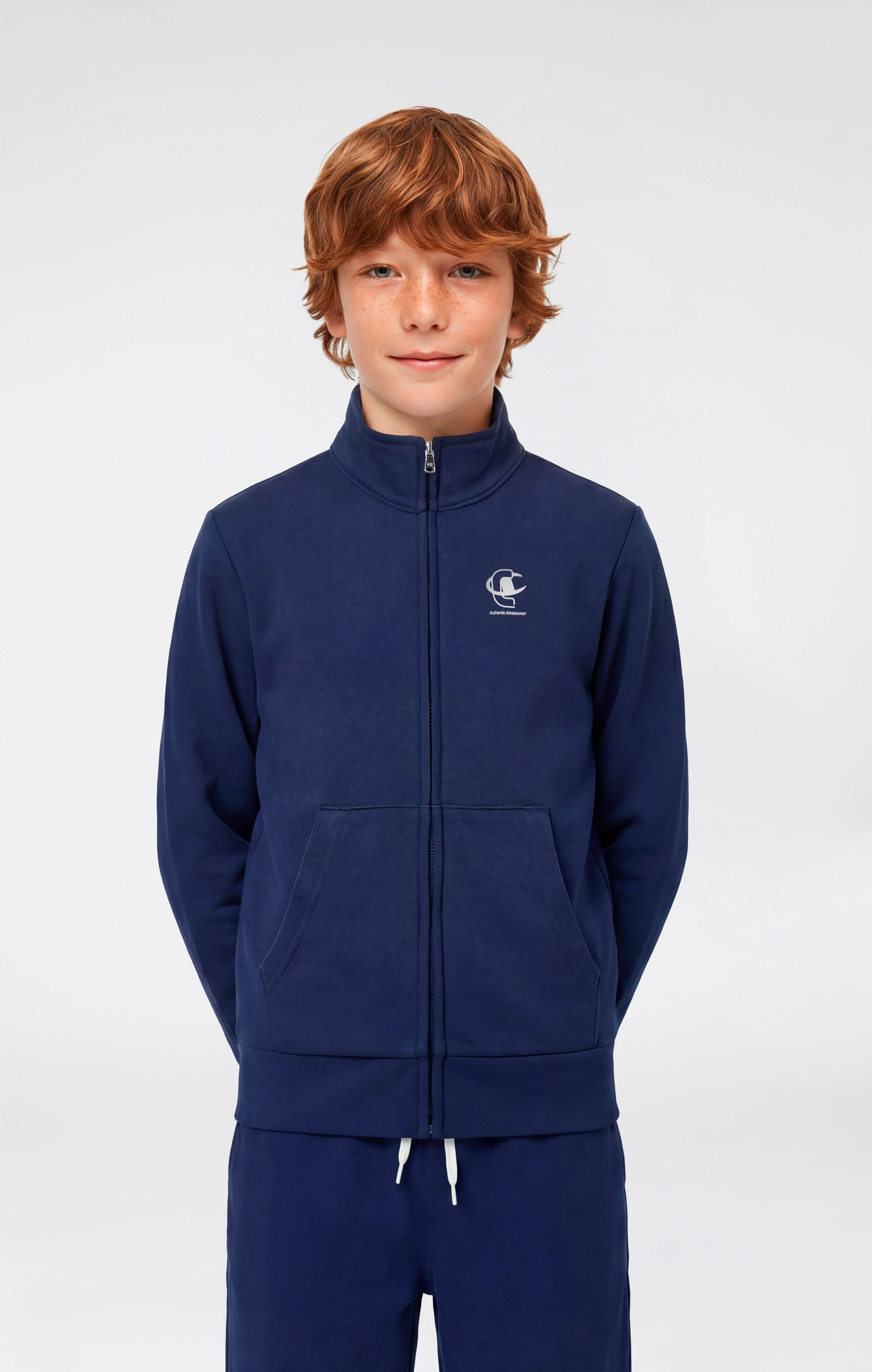 Boys’ Full Zip Sweatshirt and Pants Tracksuit with Graphic - Image 2