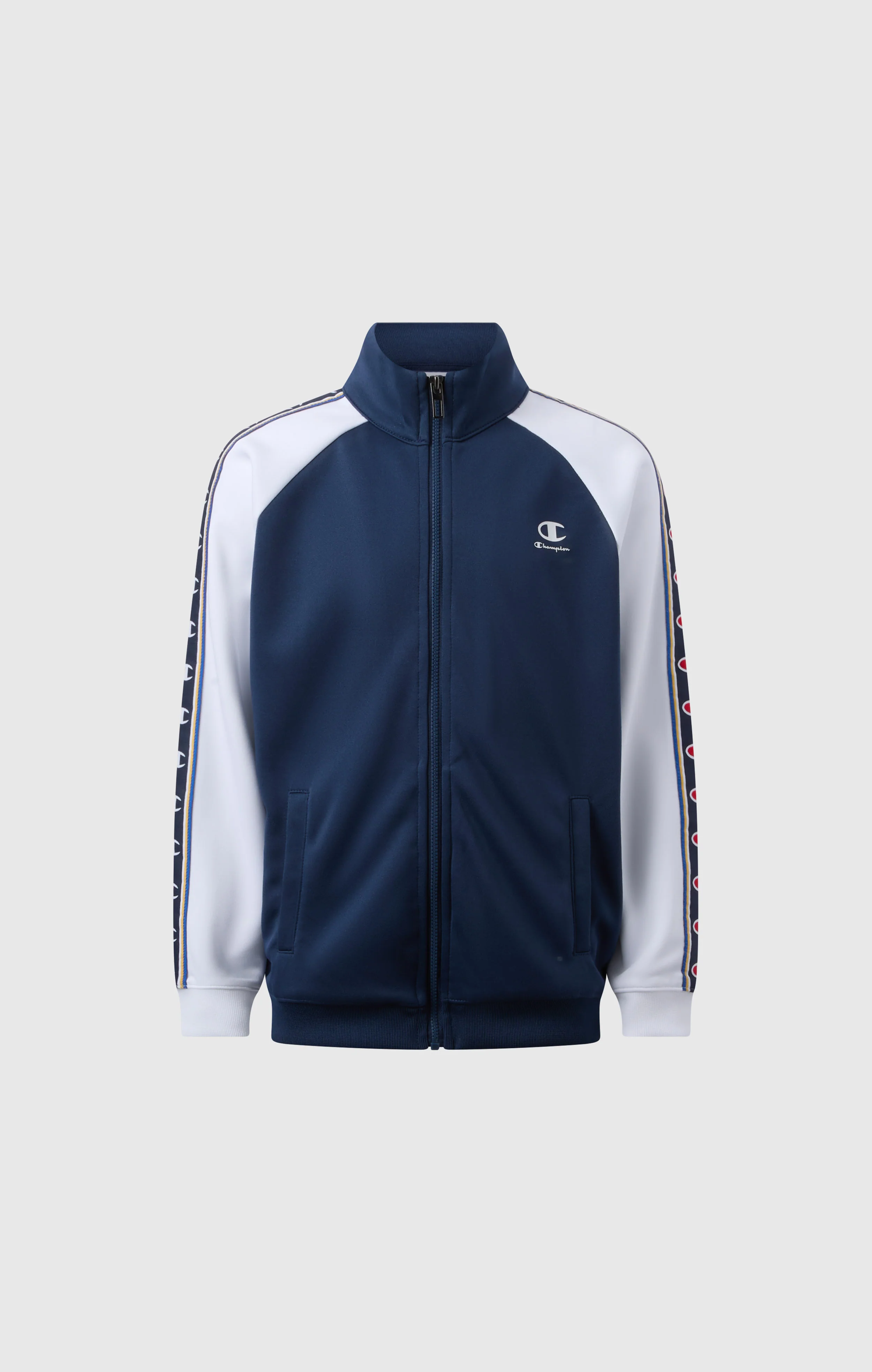 Boys’ Full Zip Sweatshirt with Tape Logo - Image 4