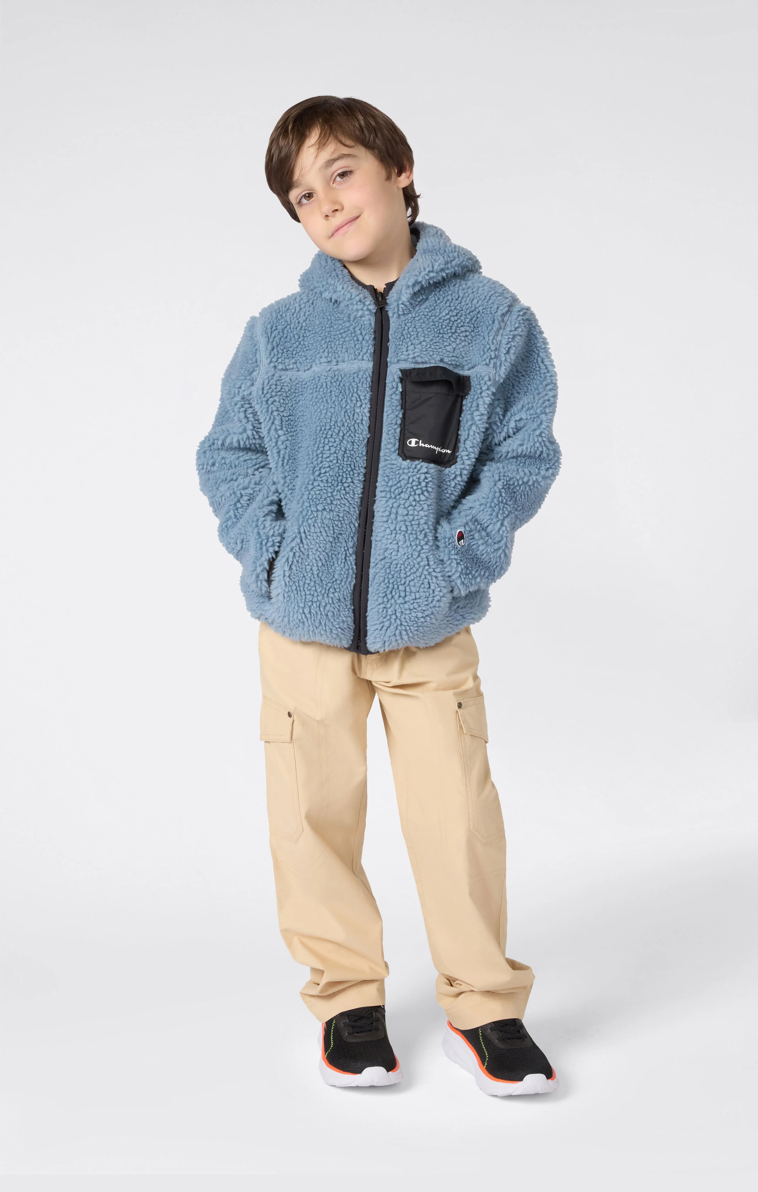 Boys’ Polar Teddy Full-Zip Hoodie - Image 4