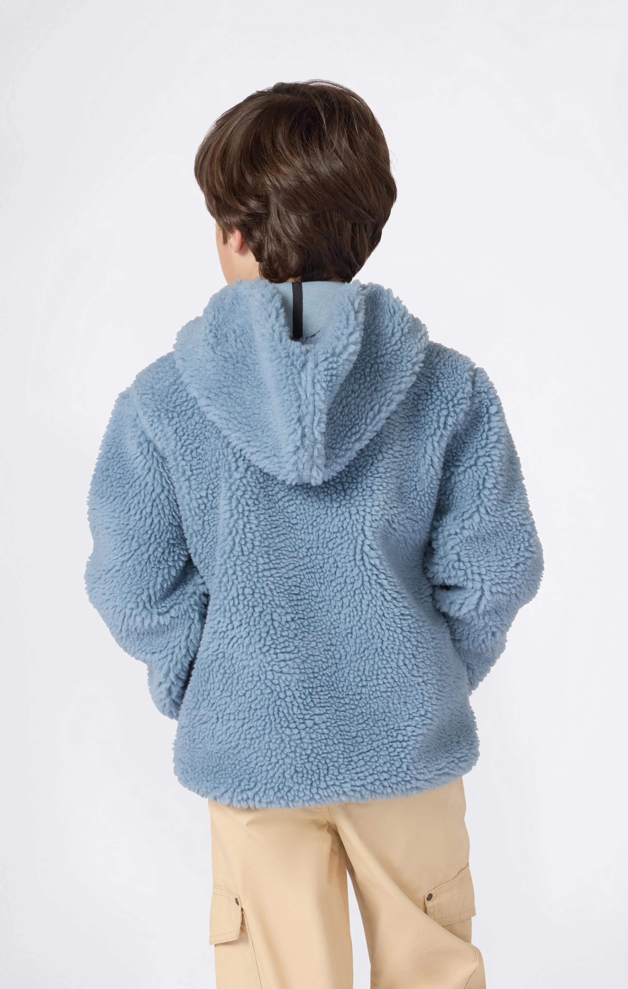Boys’ Polar Teddy Full-Zip Hoodie - Image 5