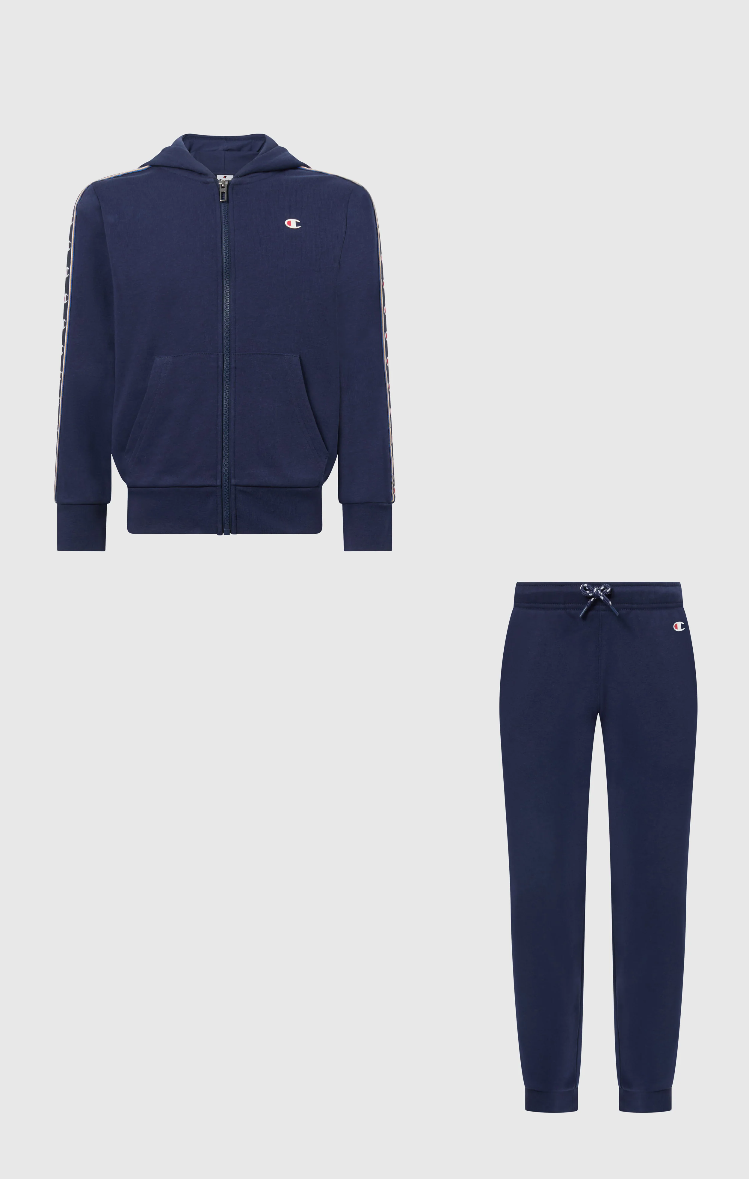 Boys’ Hooded Full Zip Sweatshirt and Pants Tracksuit - Image 4