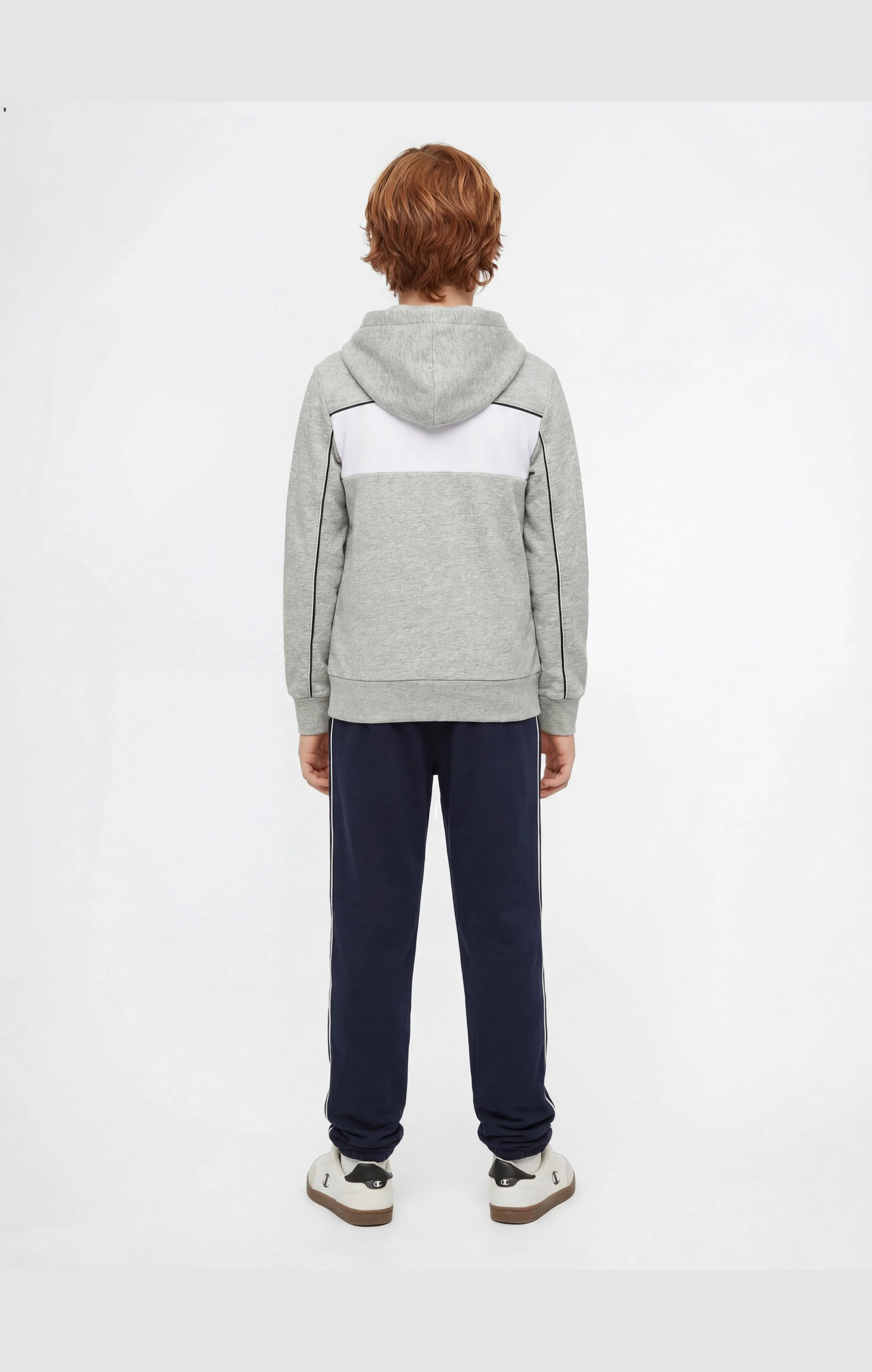 Boys’ Hooded Full Zip Sweatshirt and Pants Tracksuit - Image 3
