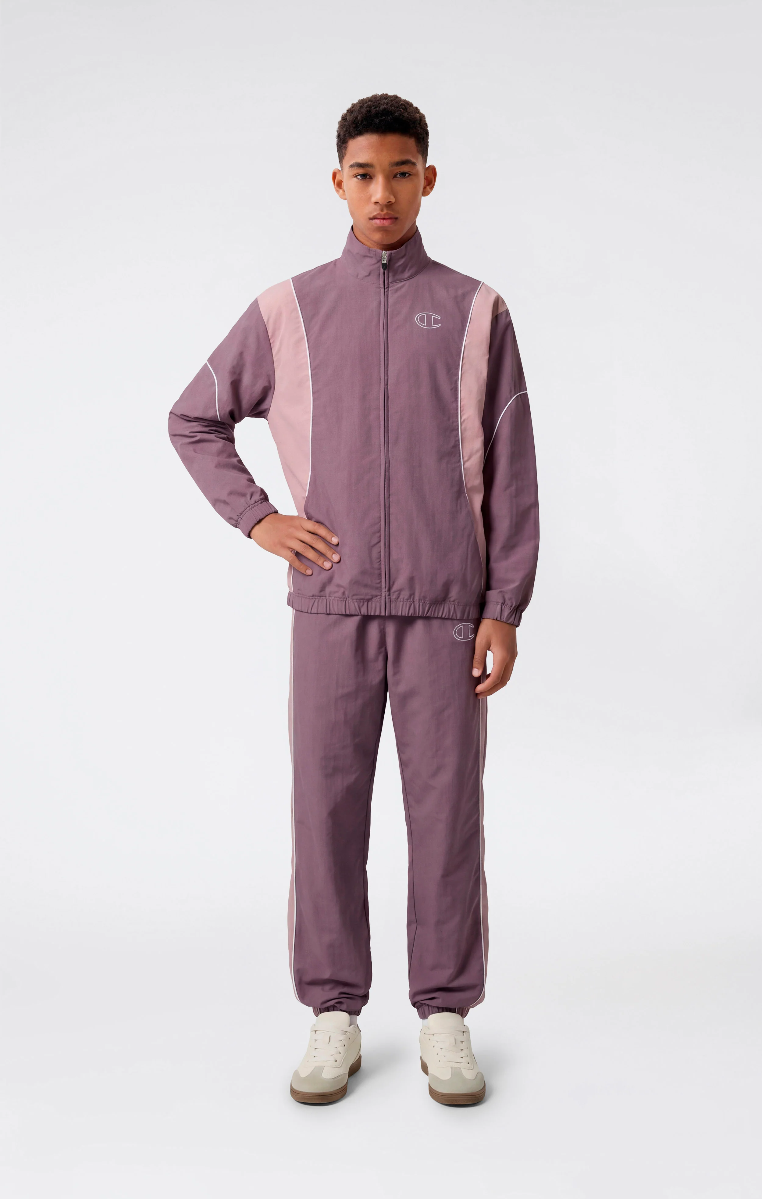 Boys’ Hooded Full Zip Top In Lightweight Nylon - Image 2