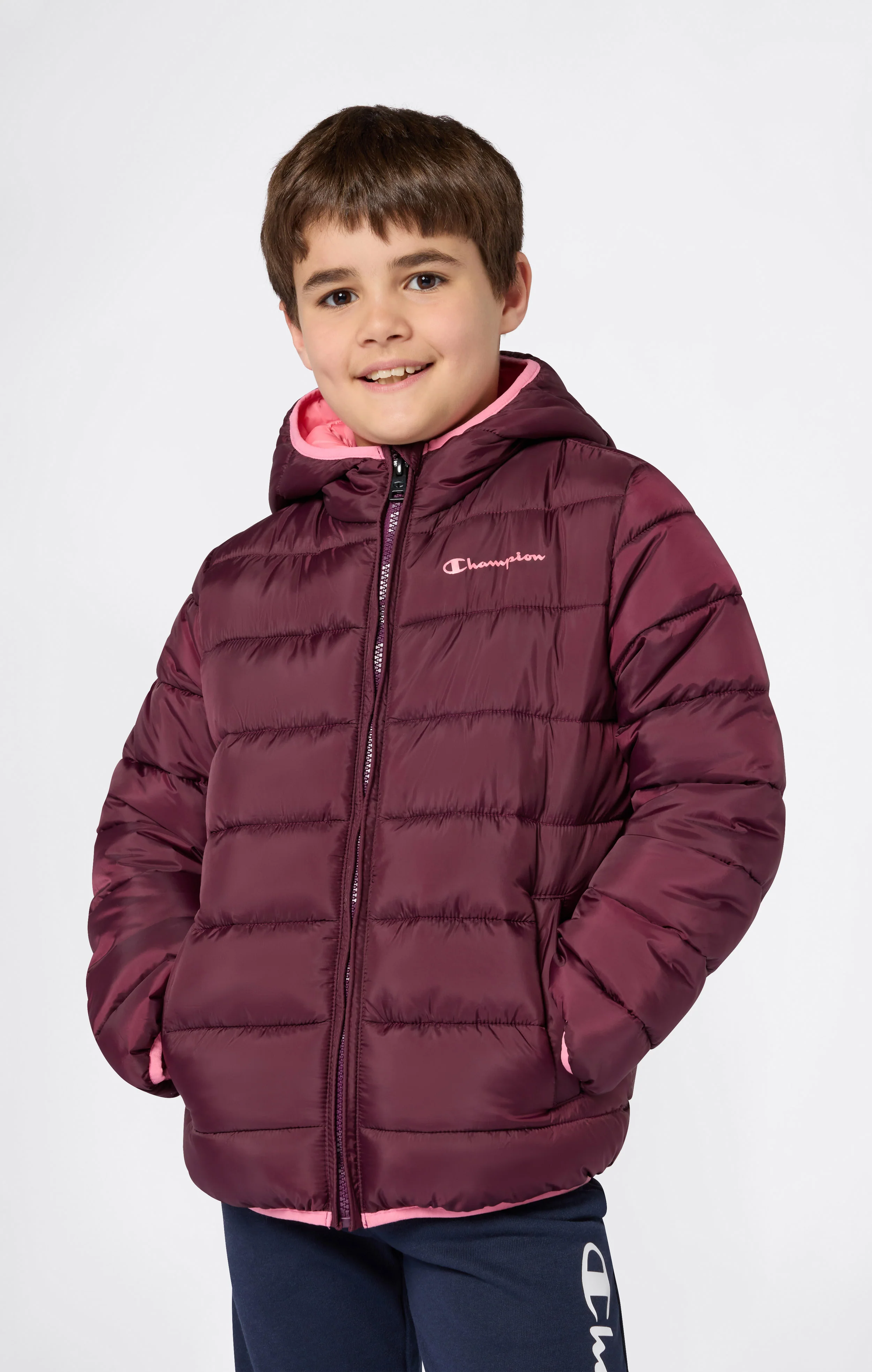 Padded Jacket with Hood for Kids - Image 3