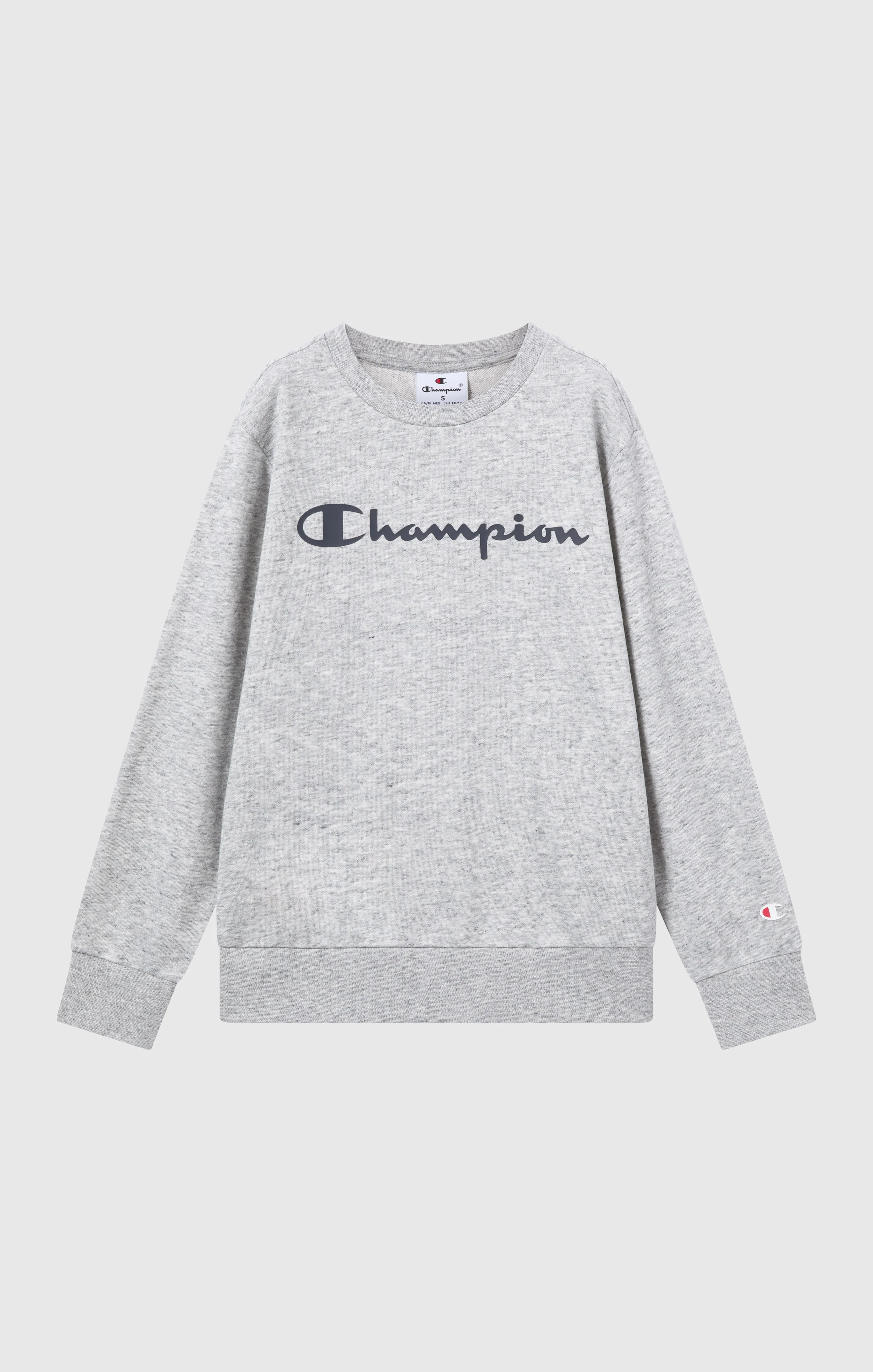 Boys’ Lightweight Crewneck Sweatshirt with Maxi Printed Logo - Image 4