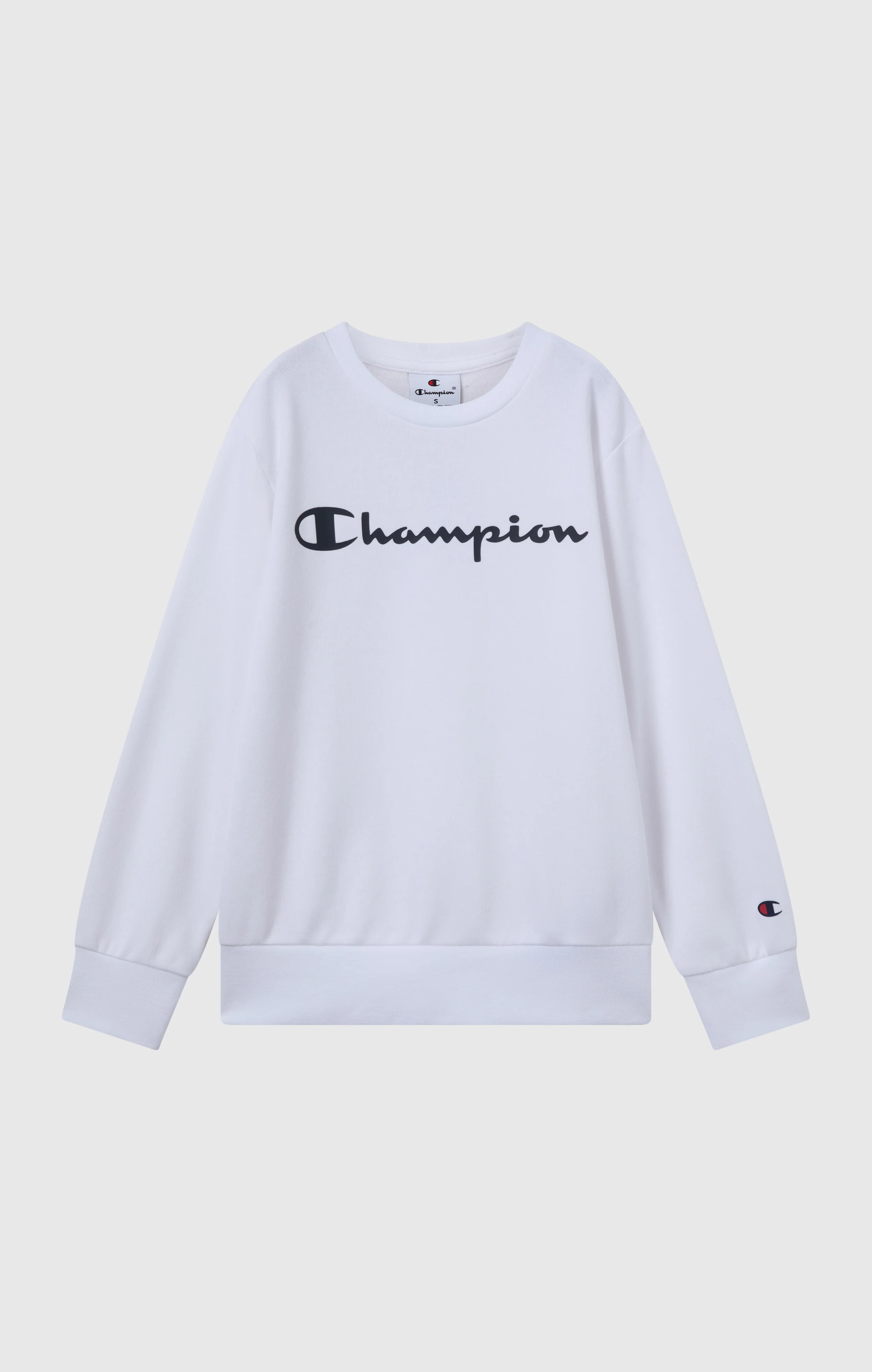 Boys’ Lightweight Crewneck Sweatshirt with Maxi Printed Logo - Image 4