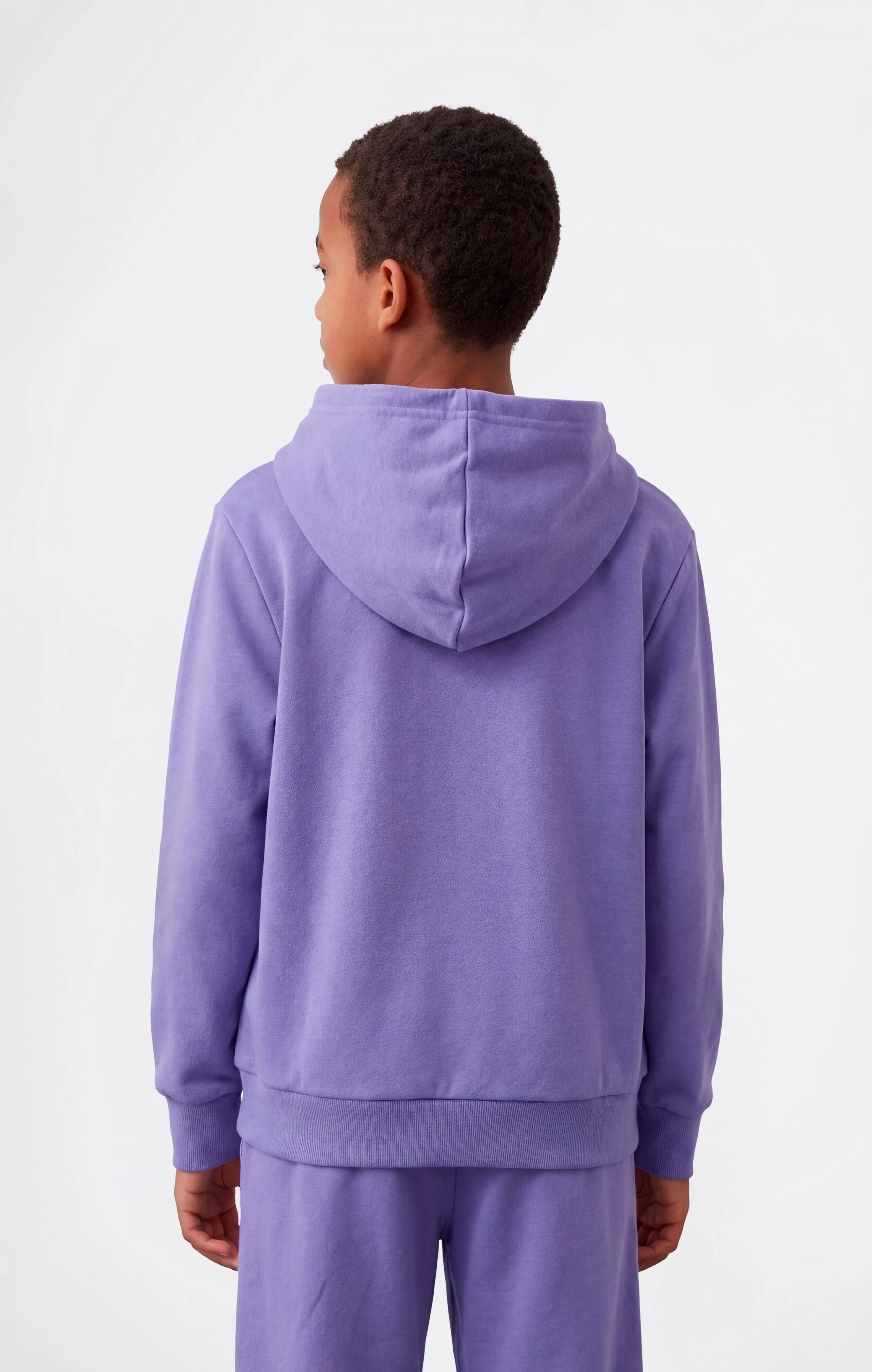 Boys’ Lightweight Hooded Sweatshirt with Maxi Printed Logo - Image 3