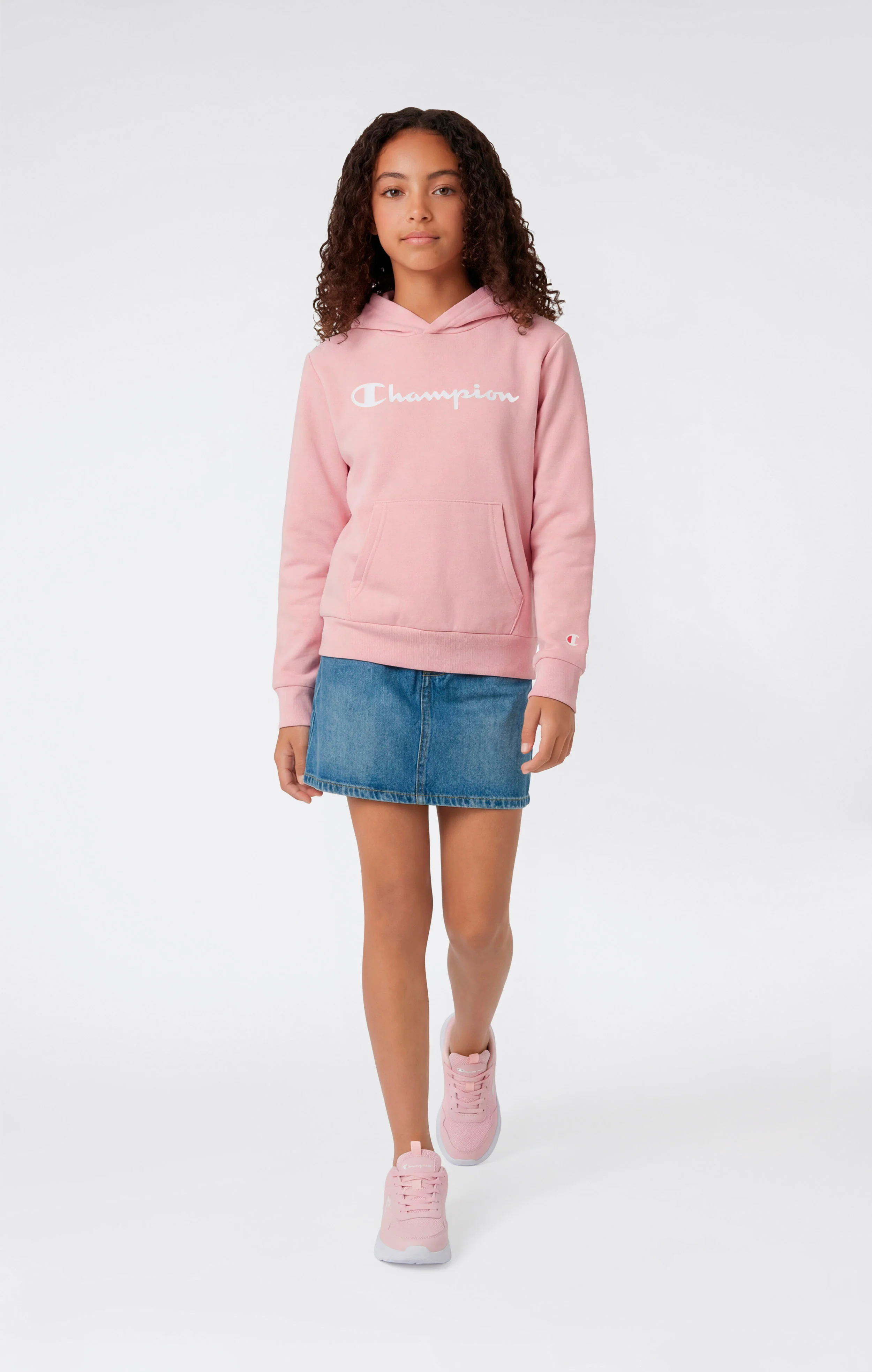 Boys’ Lightweight Hooded Sweatshirt with Maxi Printed Logo - Image 3
