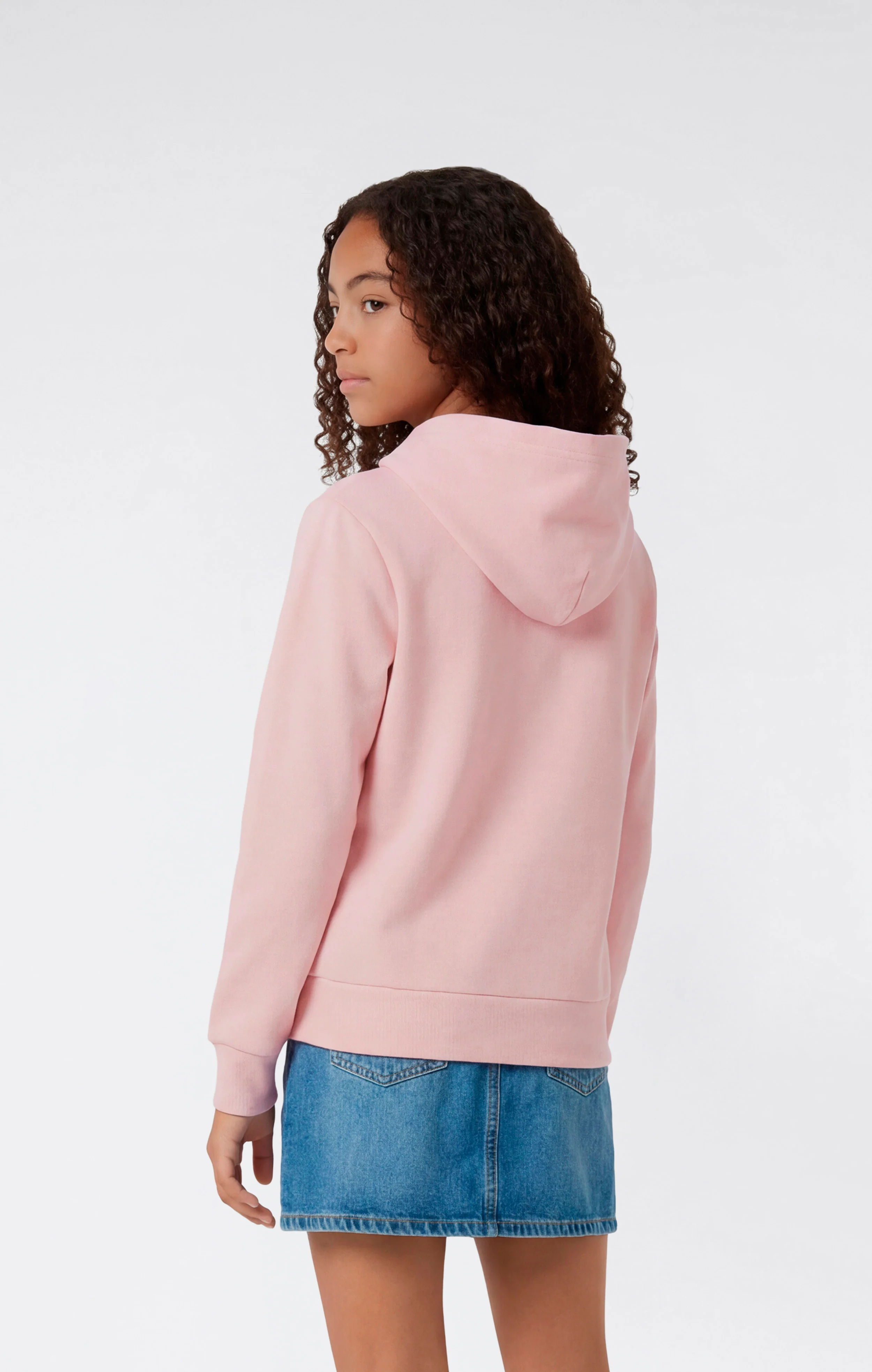 Boys’ Lightweight Hooded Sweatshirt with Maxi Printed Logo - Image 4