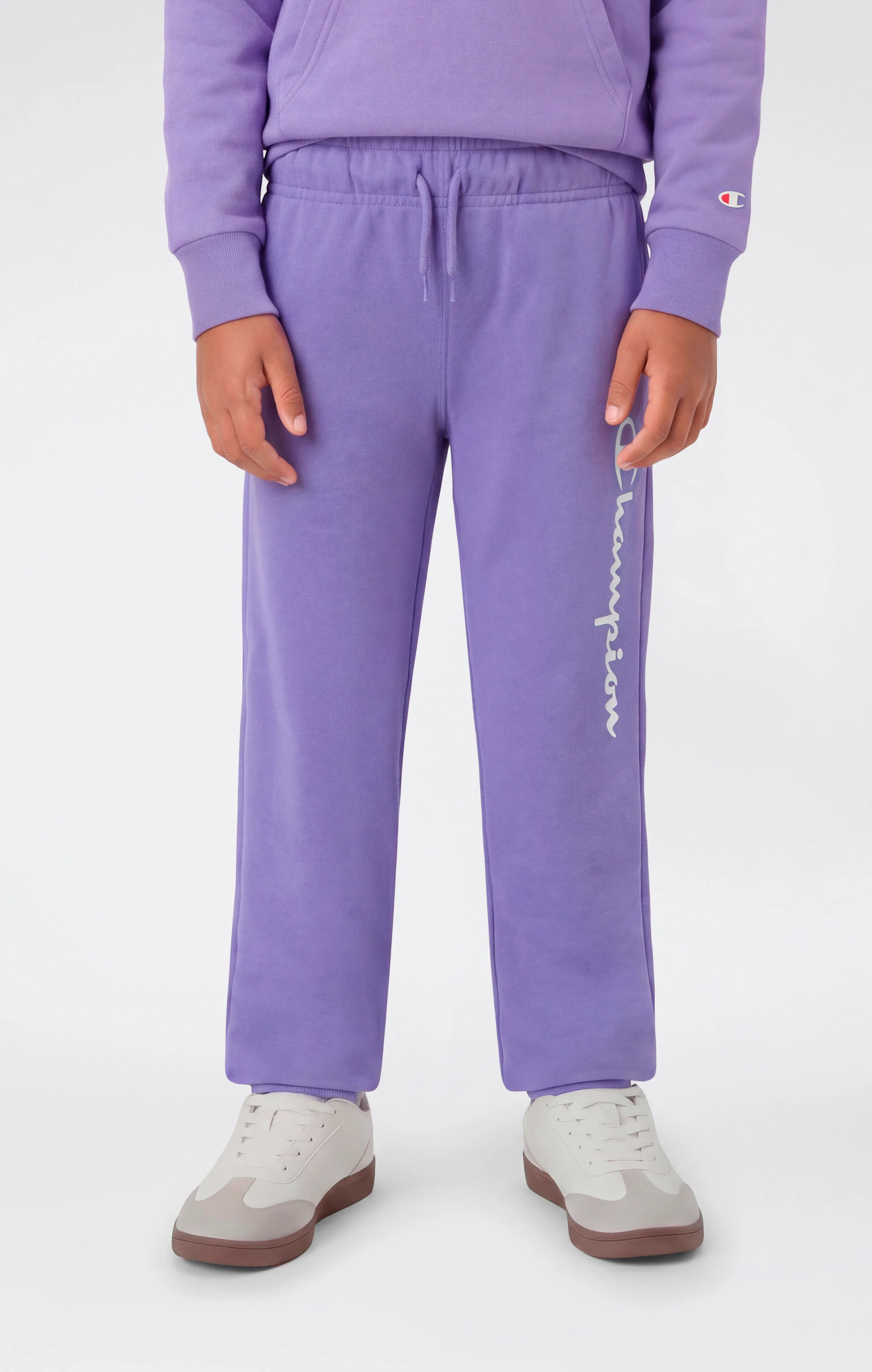 Boys’ Lightweight Jogger Pants with Rib Cuffs and Maxi Printed Logo - Image 4