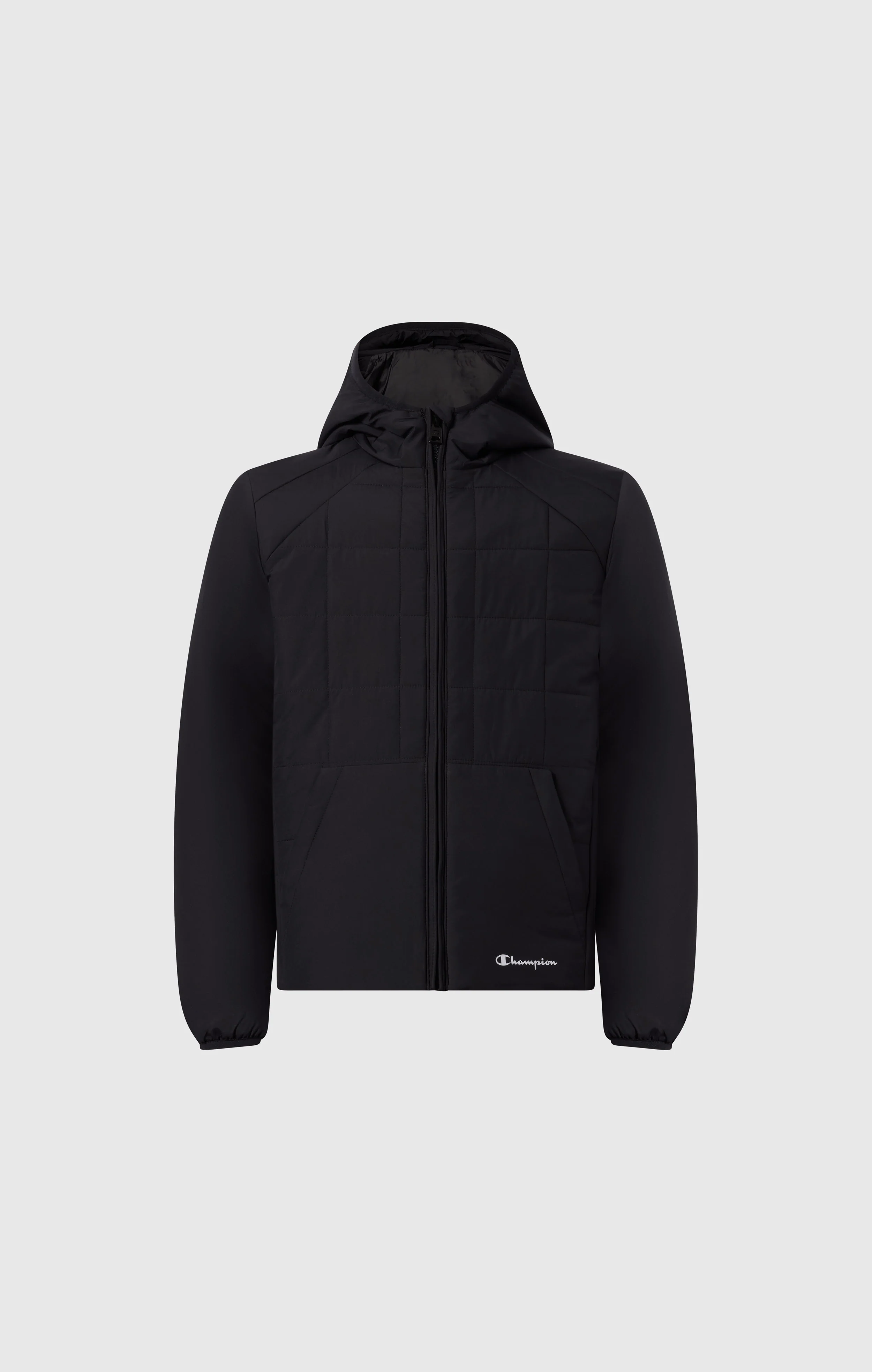 Boys’ Padded Full Zip Hooded Jacket - Image 4