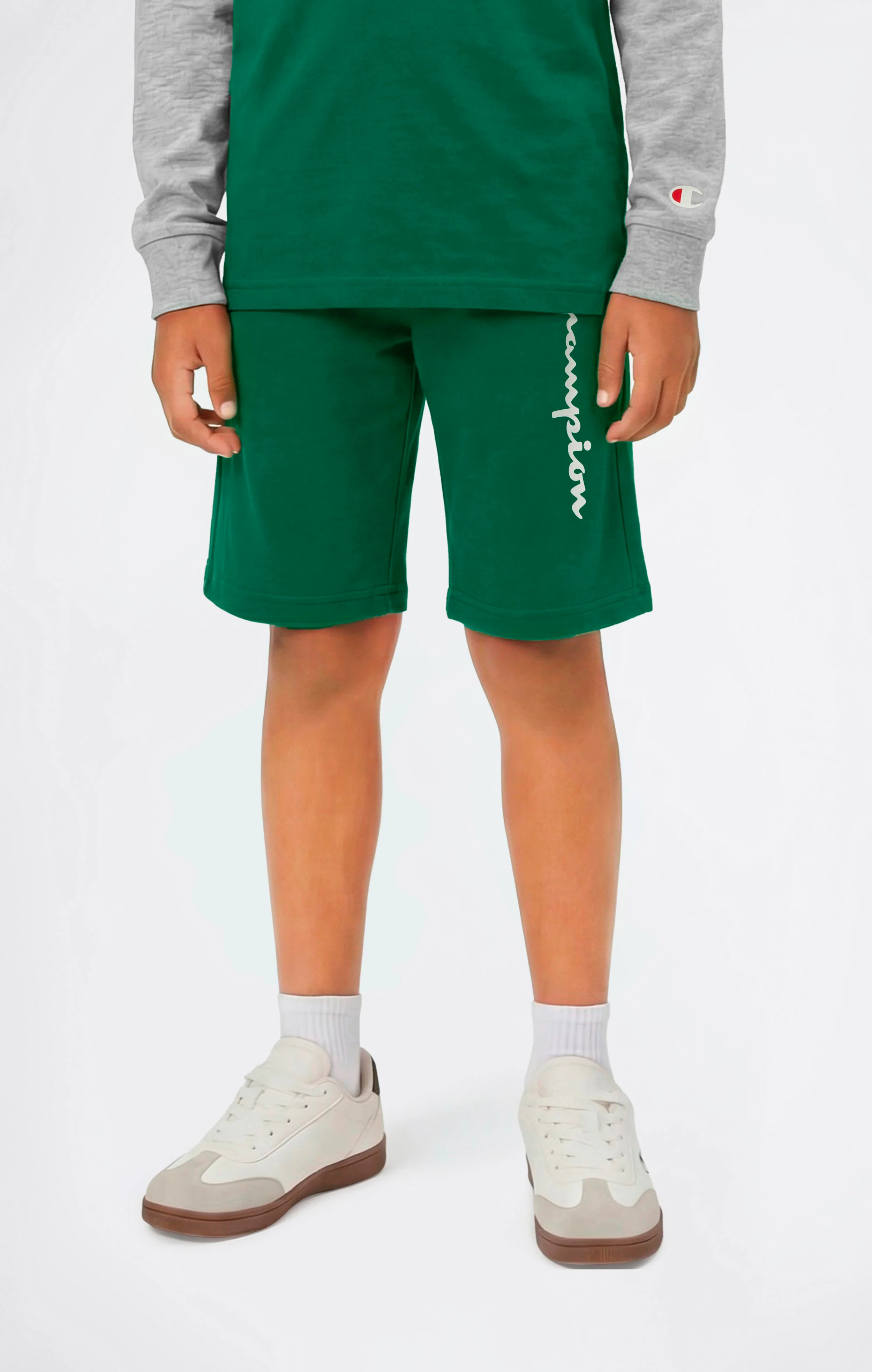 Boys’ Shorts with Maxi Printed Logo