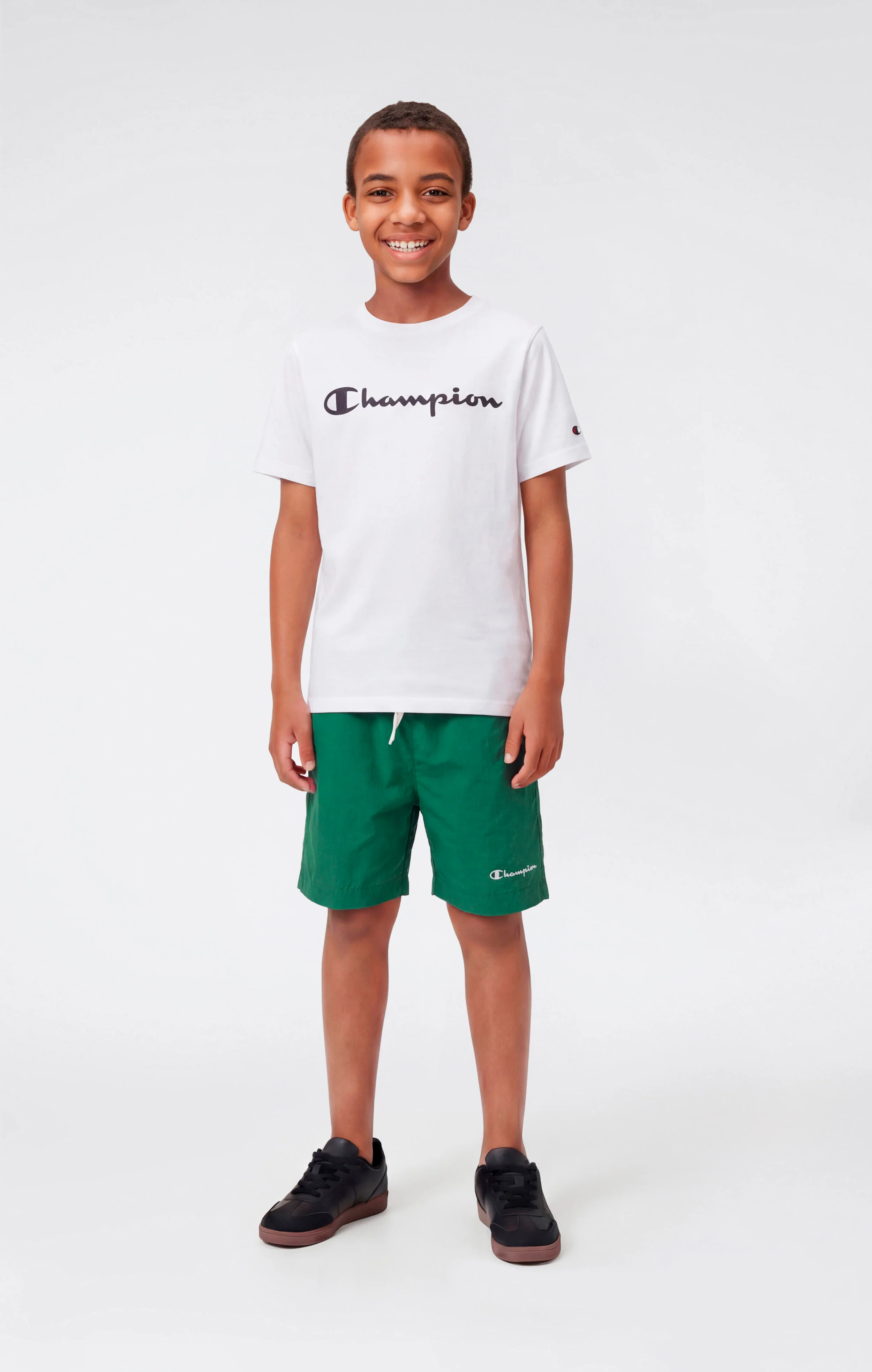 Boys’ Swim Shorts with Small Logo - Image 2