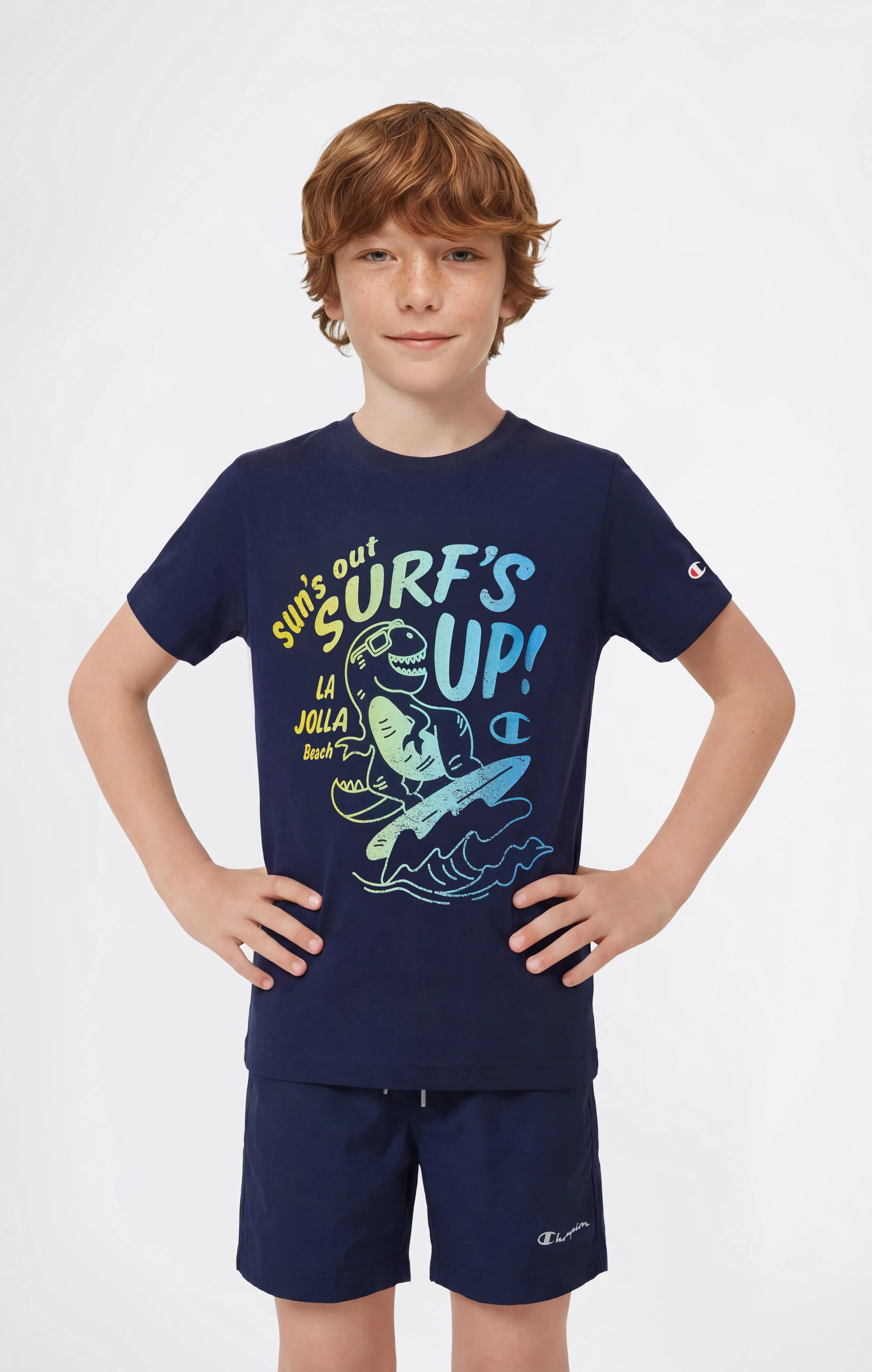 Boys’ T-Shirt and Swim Shorts Set - Image 2