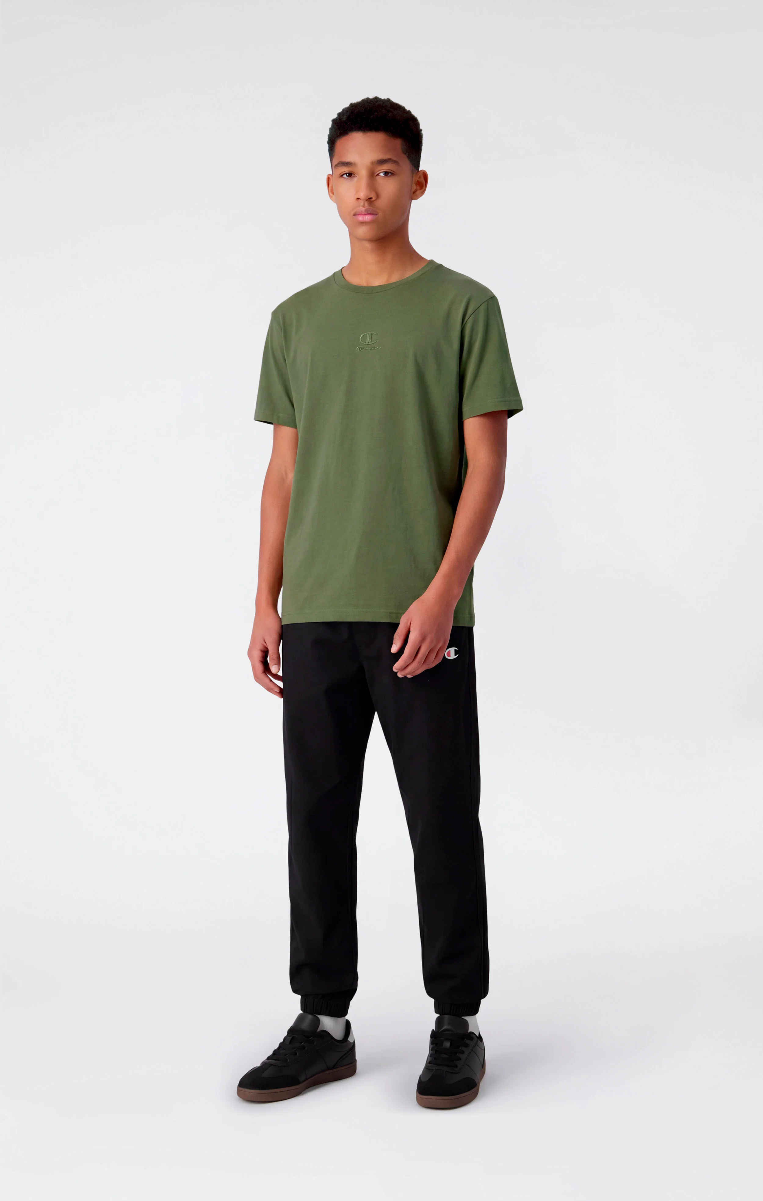Boys’ Washed Effect Crewneck T-Shirt Icons - Image 2