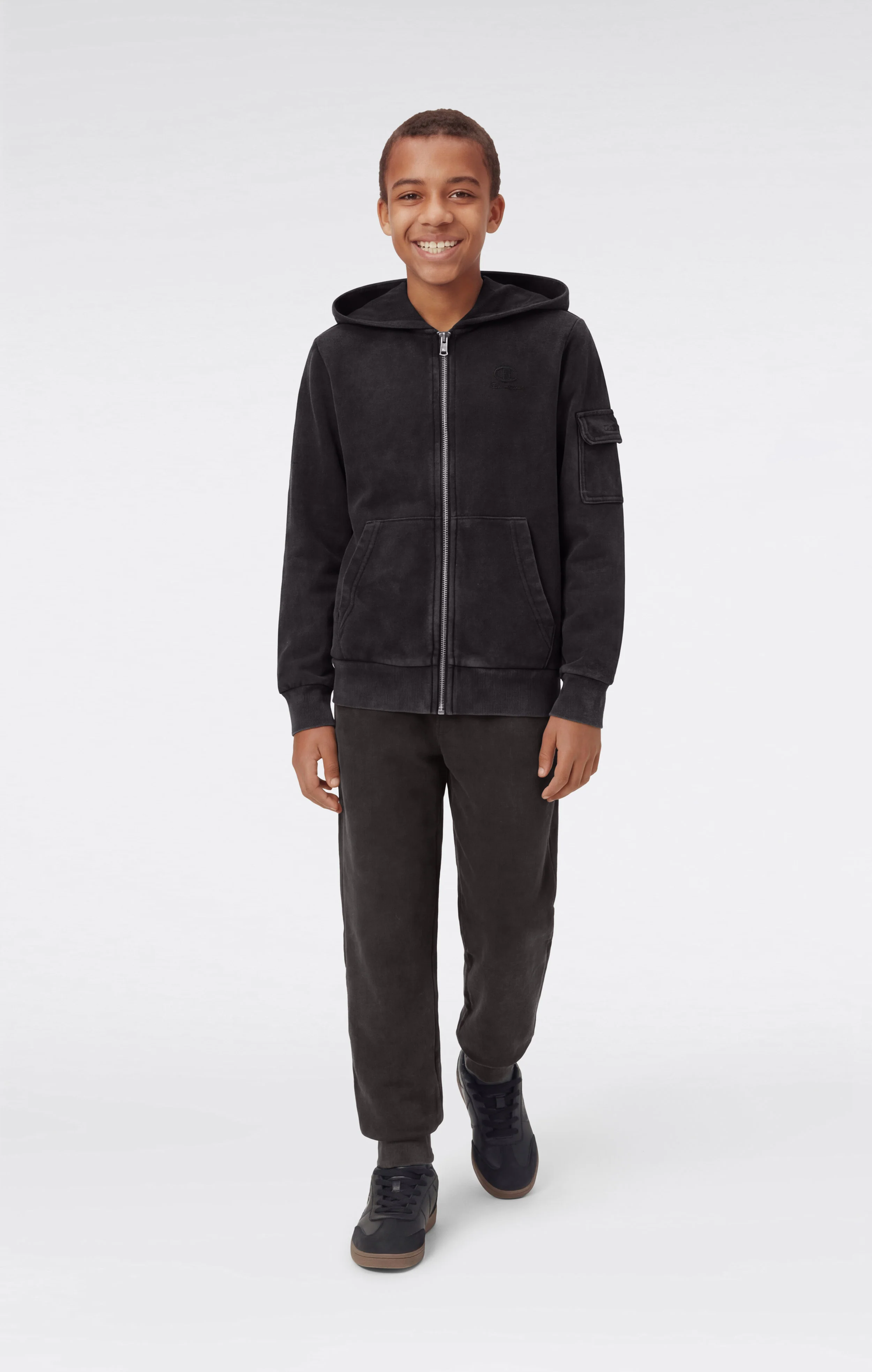Boys’ Washed Effect Rib Cuff Pants Icons - Image 2