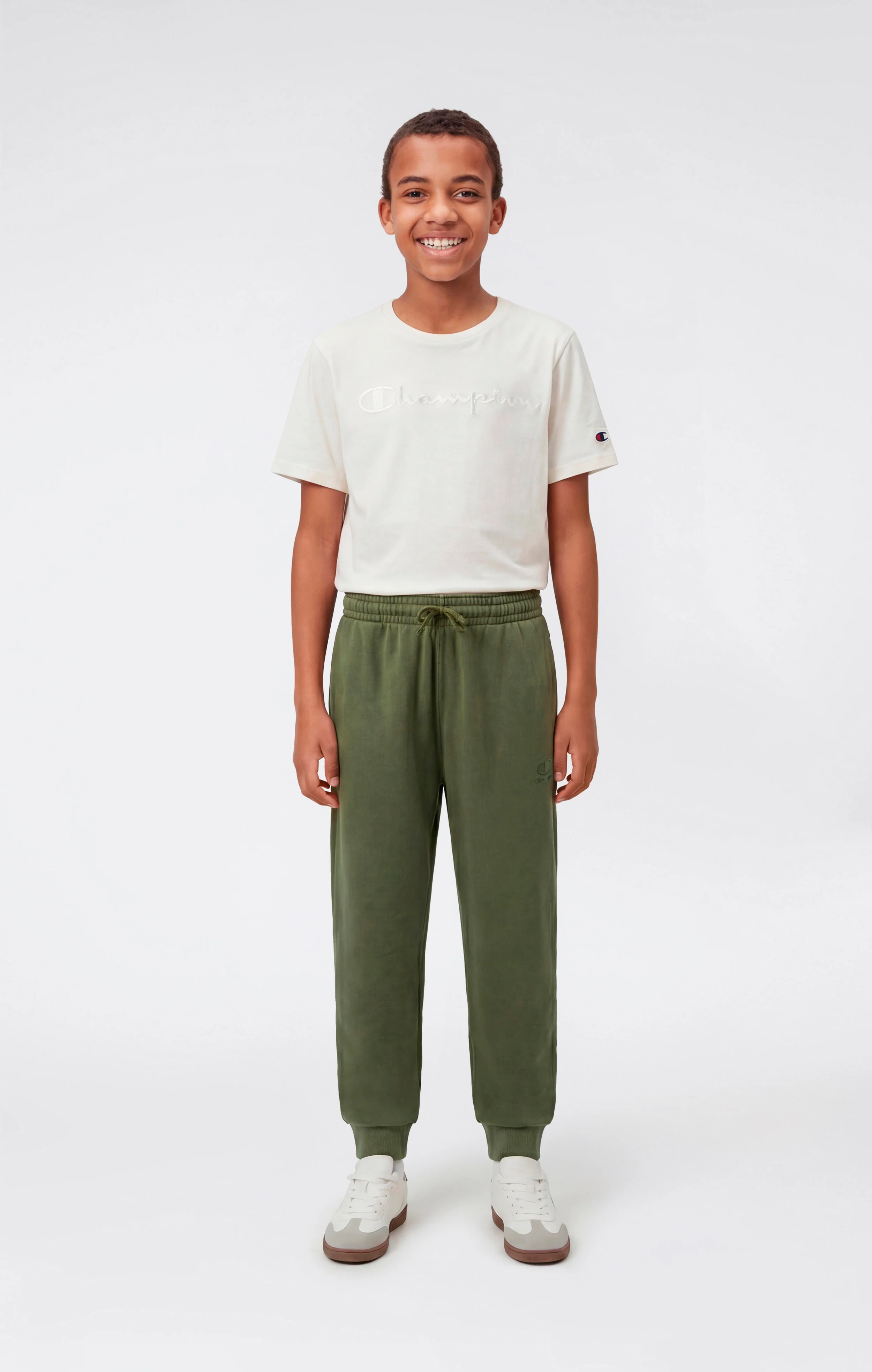 Boys’ Washed Effect Rib Cuff Pants Icons - Image 2