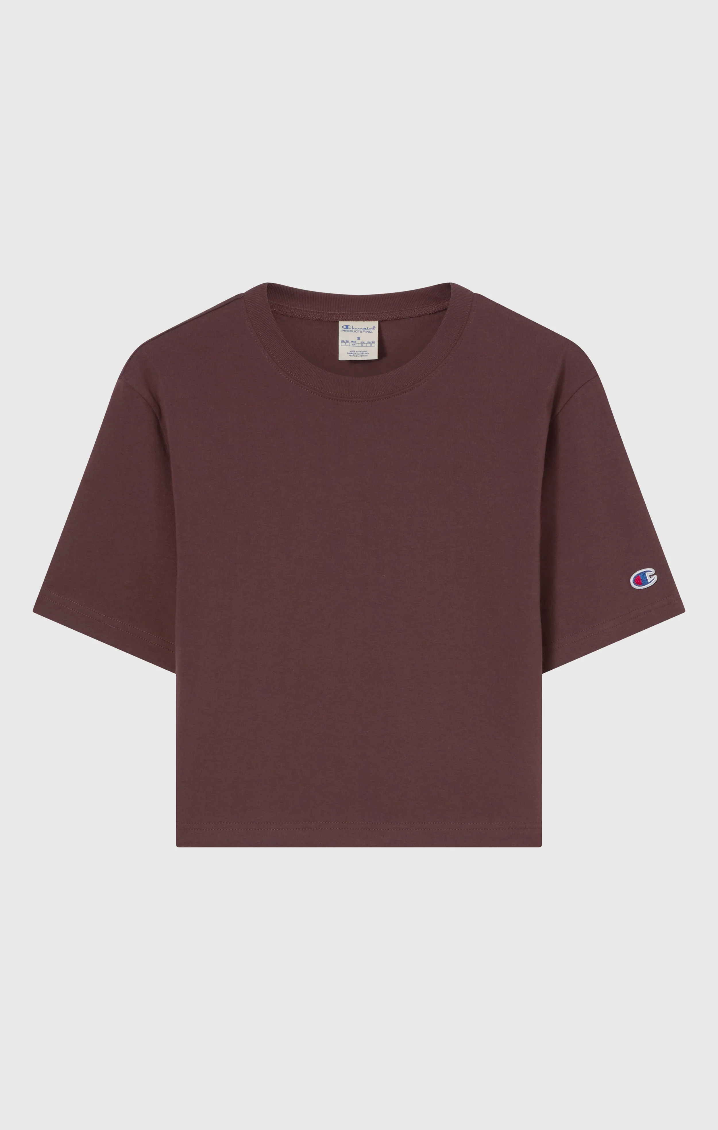 Cropped Women's T-Shirt in Heavy Cotton Jersey - Image 6