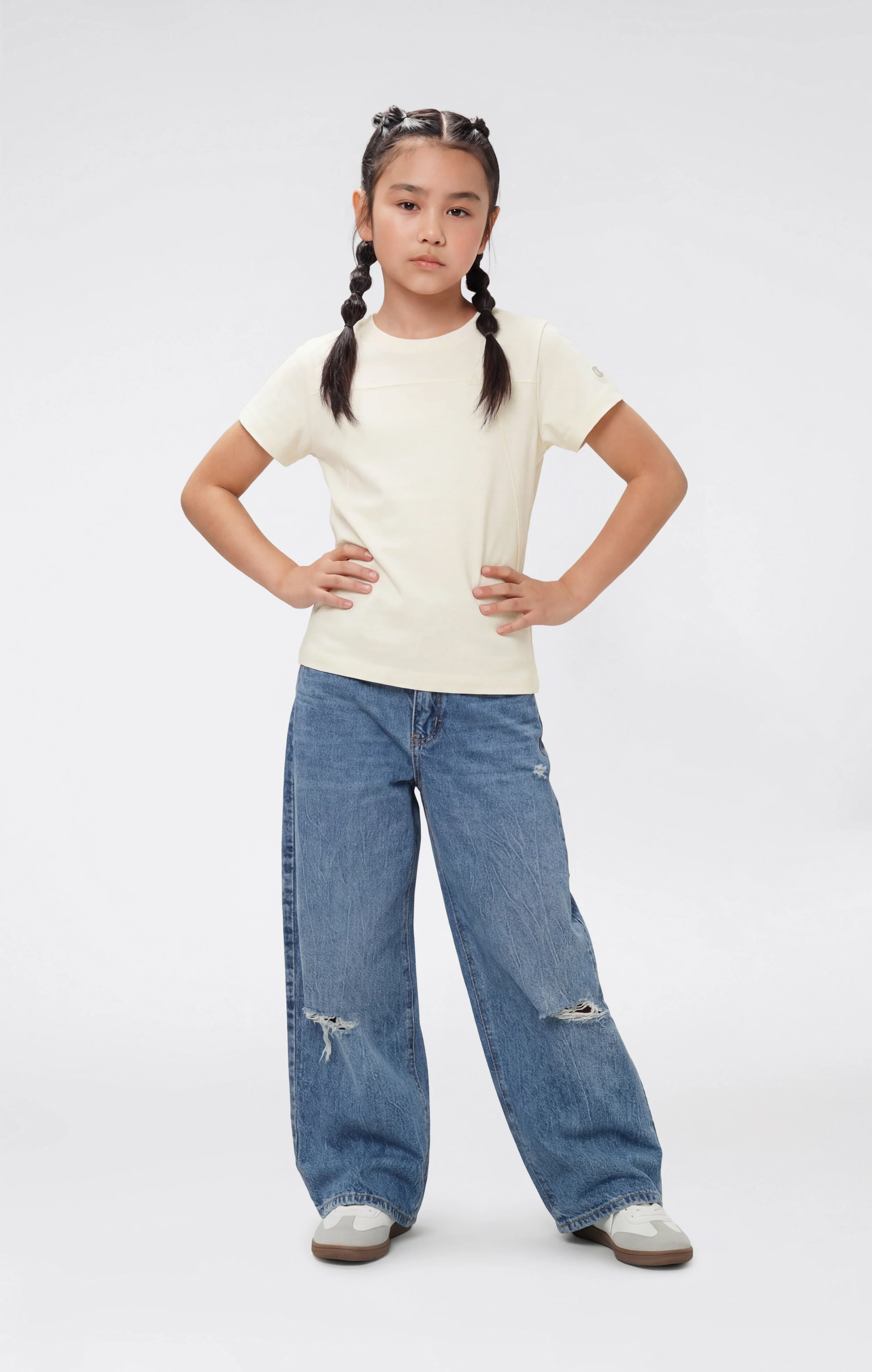 Girls’ C-Tech Stretch Sports T-Shirt - Image 2