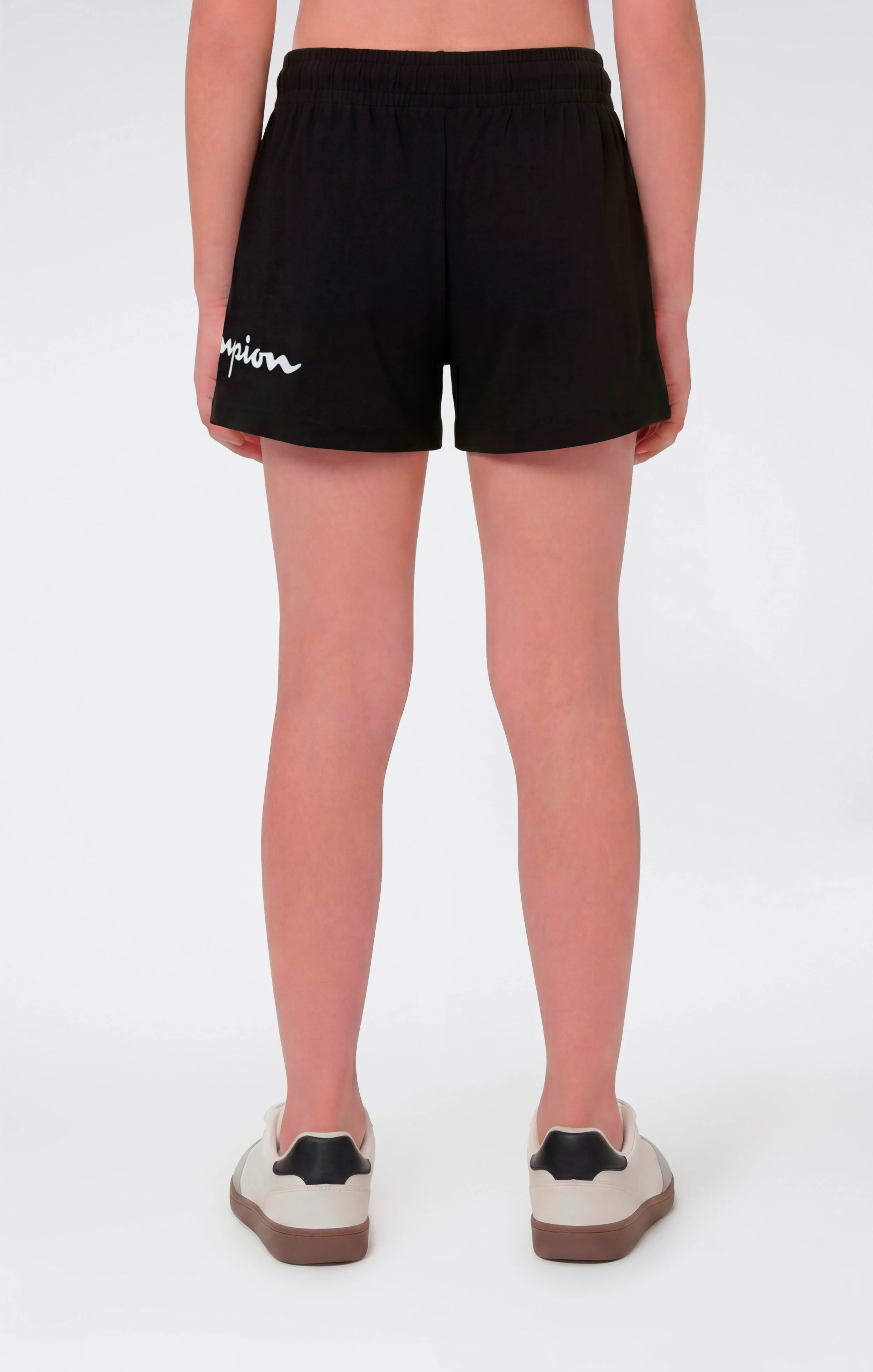 Girls’ Cotton Shorts with Maxi Logo - Image 3