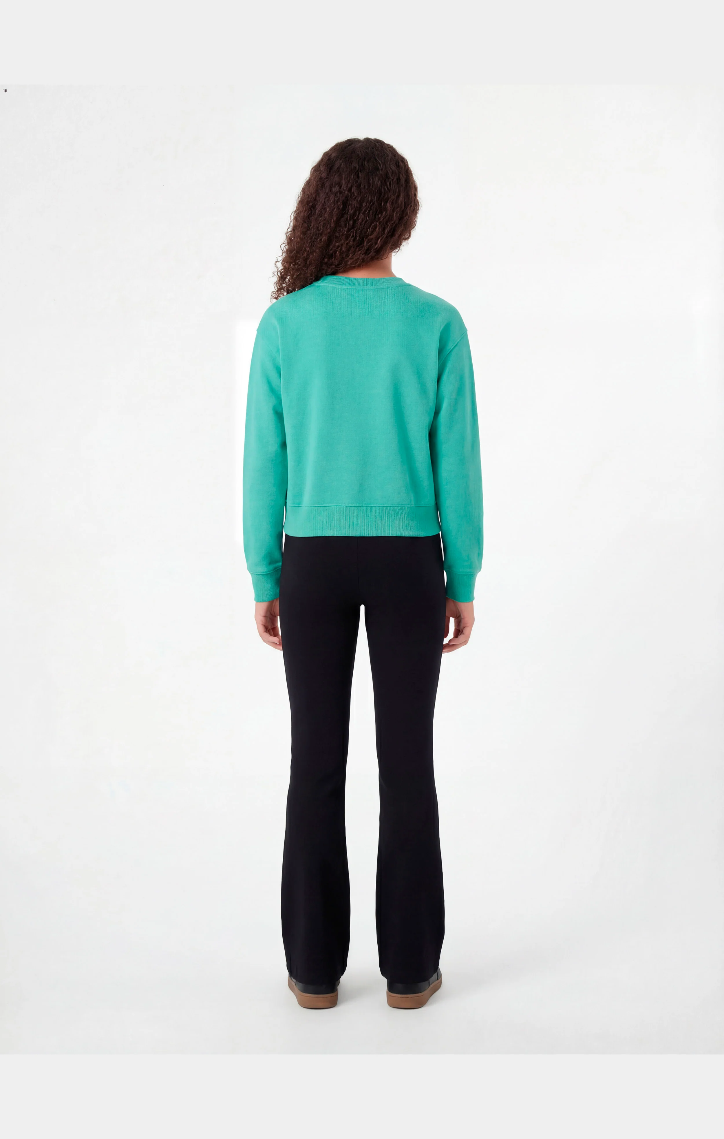 Girls’ Crewneck Sweatshirt and Pants Tracksuit with Graphic - Image 3