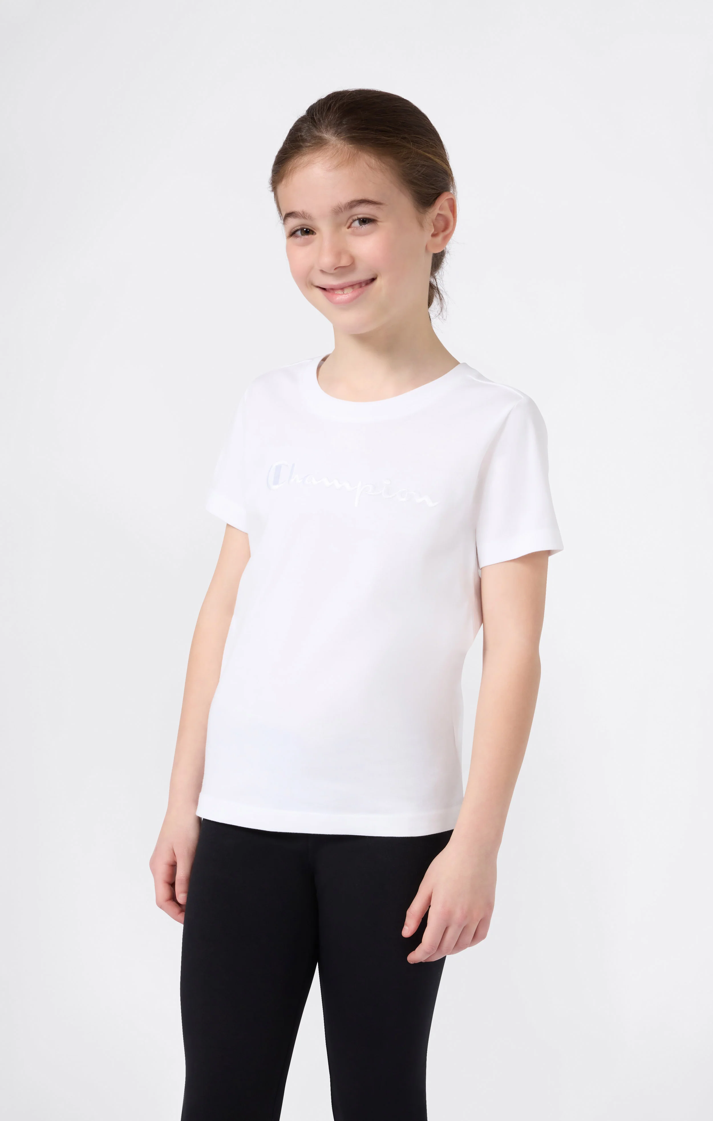 Girls' Crewneck T-shirt Slim Fit Icons - Image 2