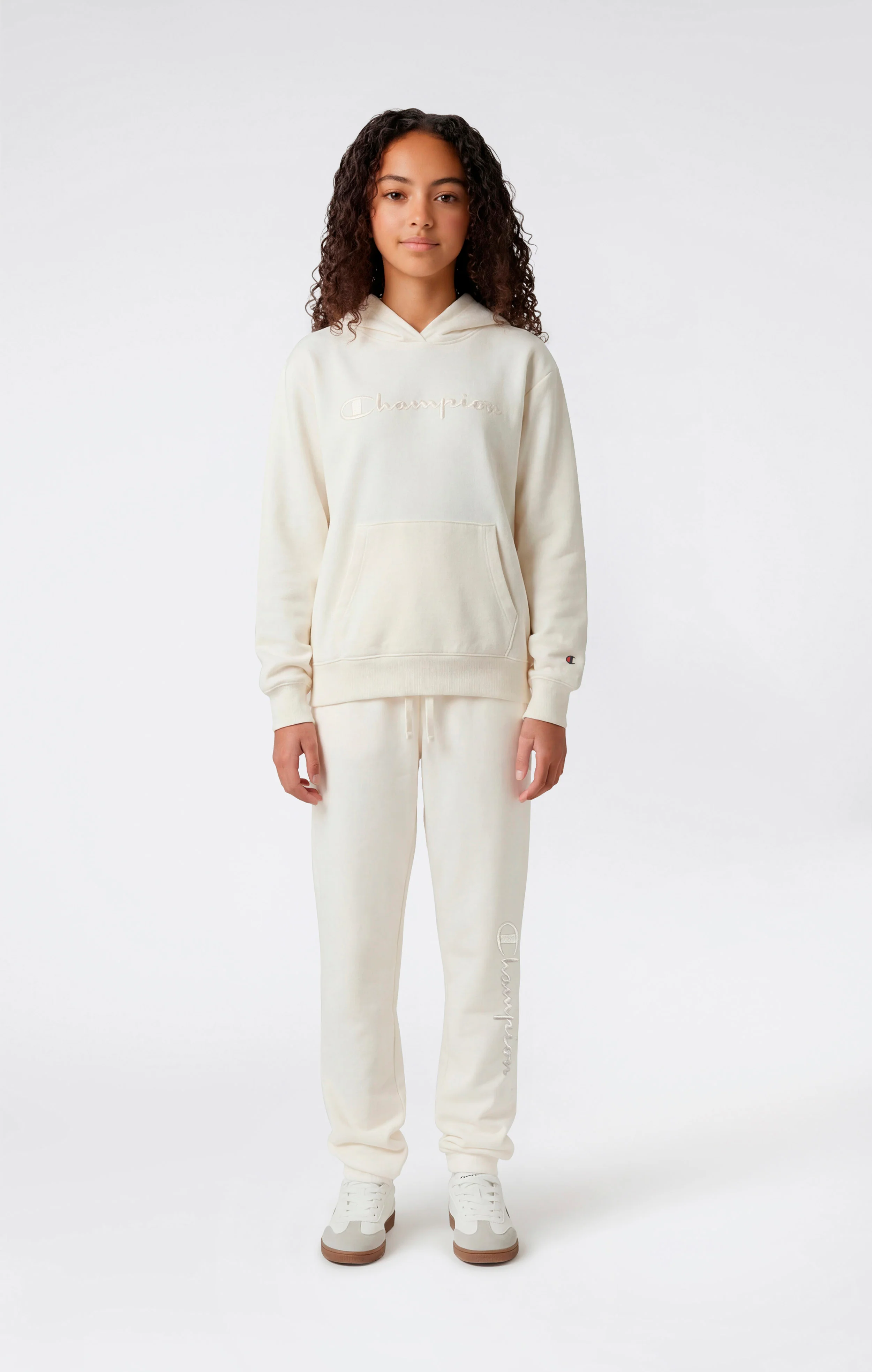 Girls’ Elastic Cuff Pants With Embroidered Logo - Image 2