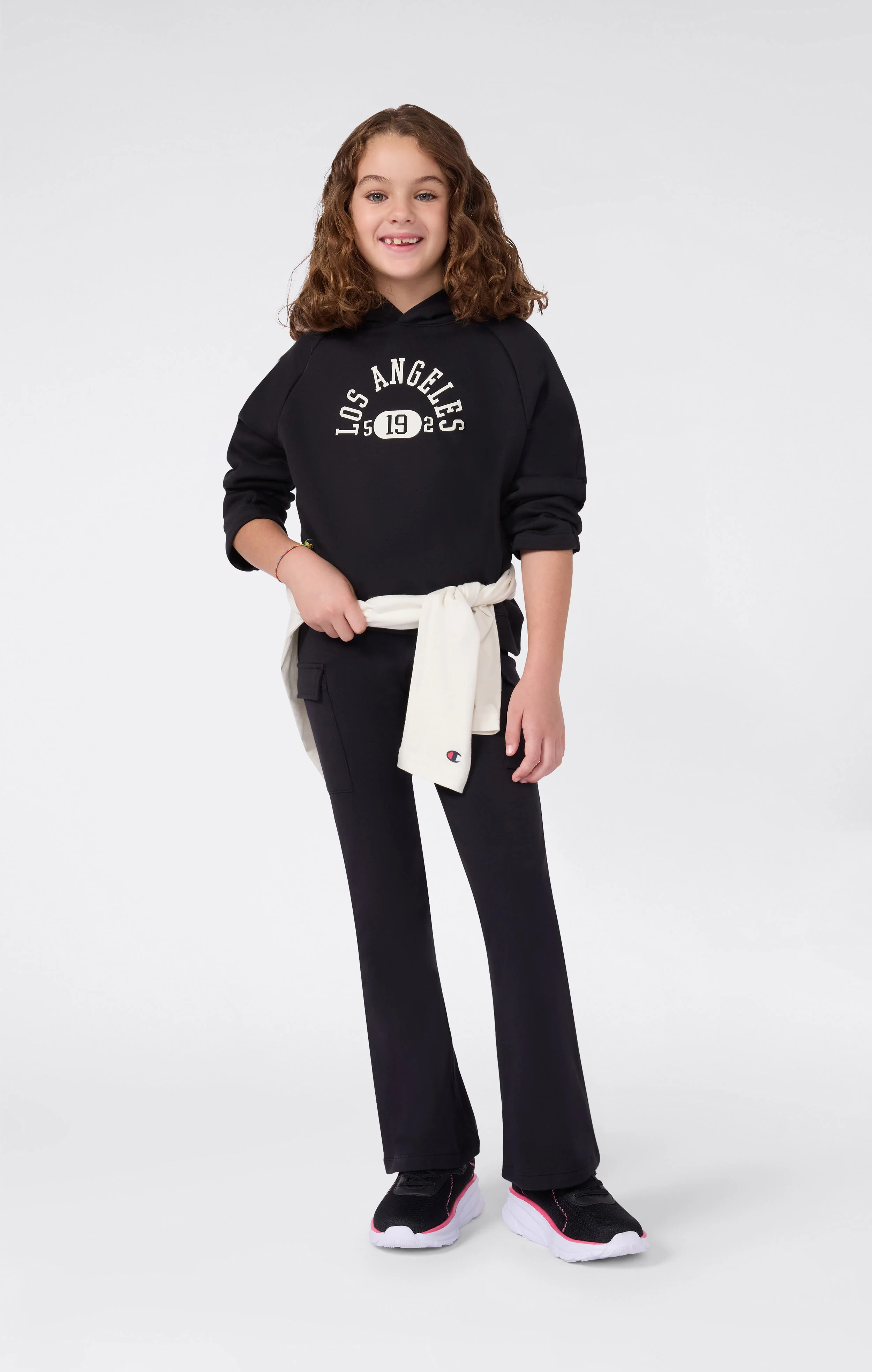 Girls' Fleece Hooded Sweatshirt - Image 2