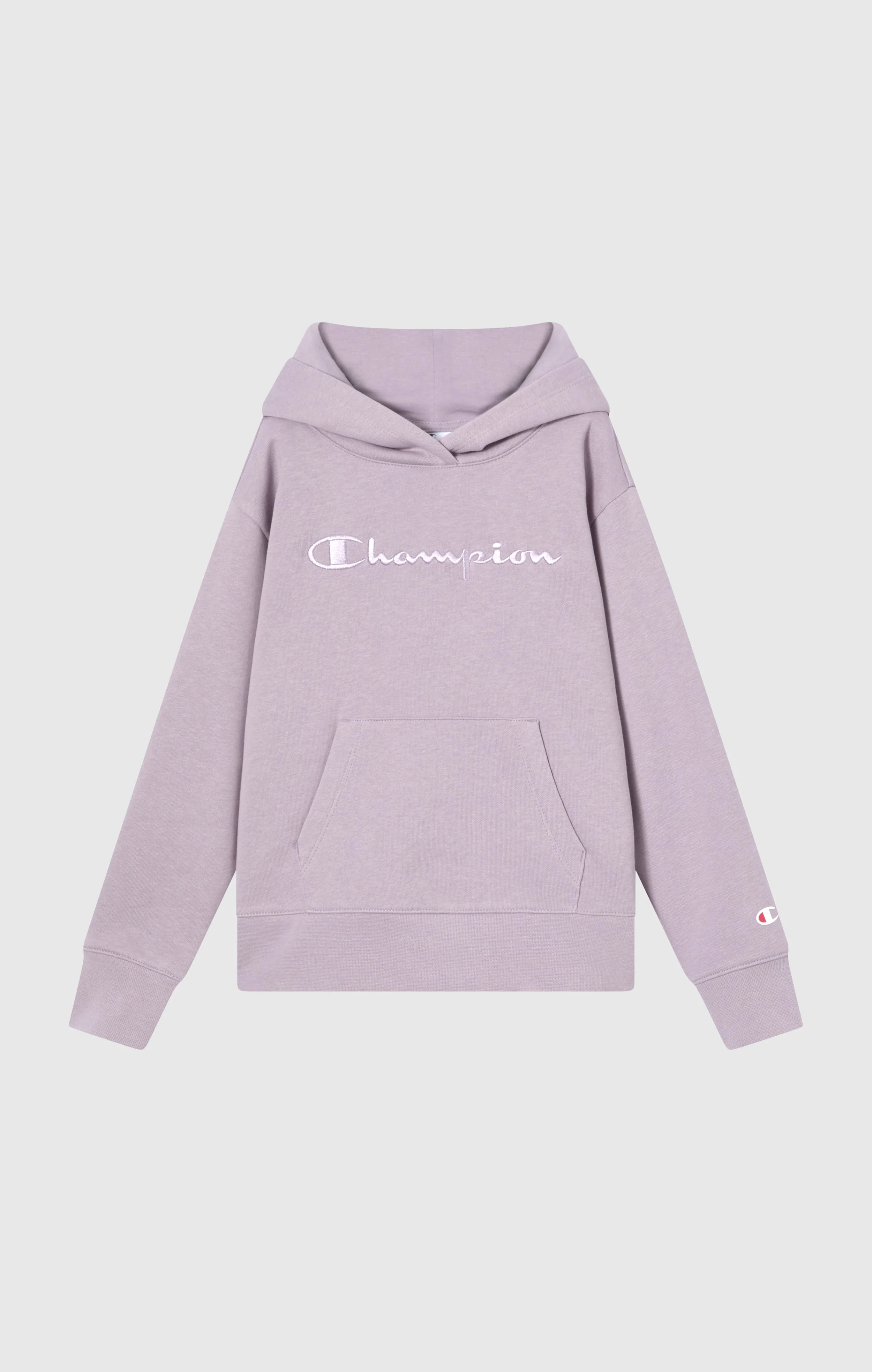 Girls’ Fleece Hoodie with Big Embroidered Logo Icons - Image 4