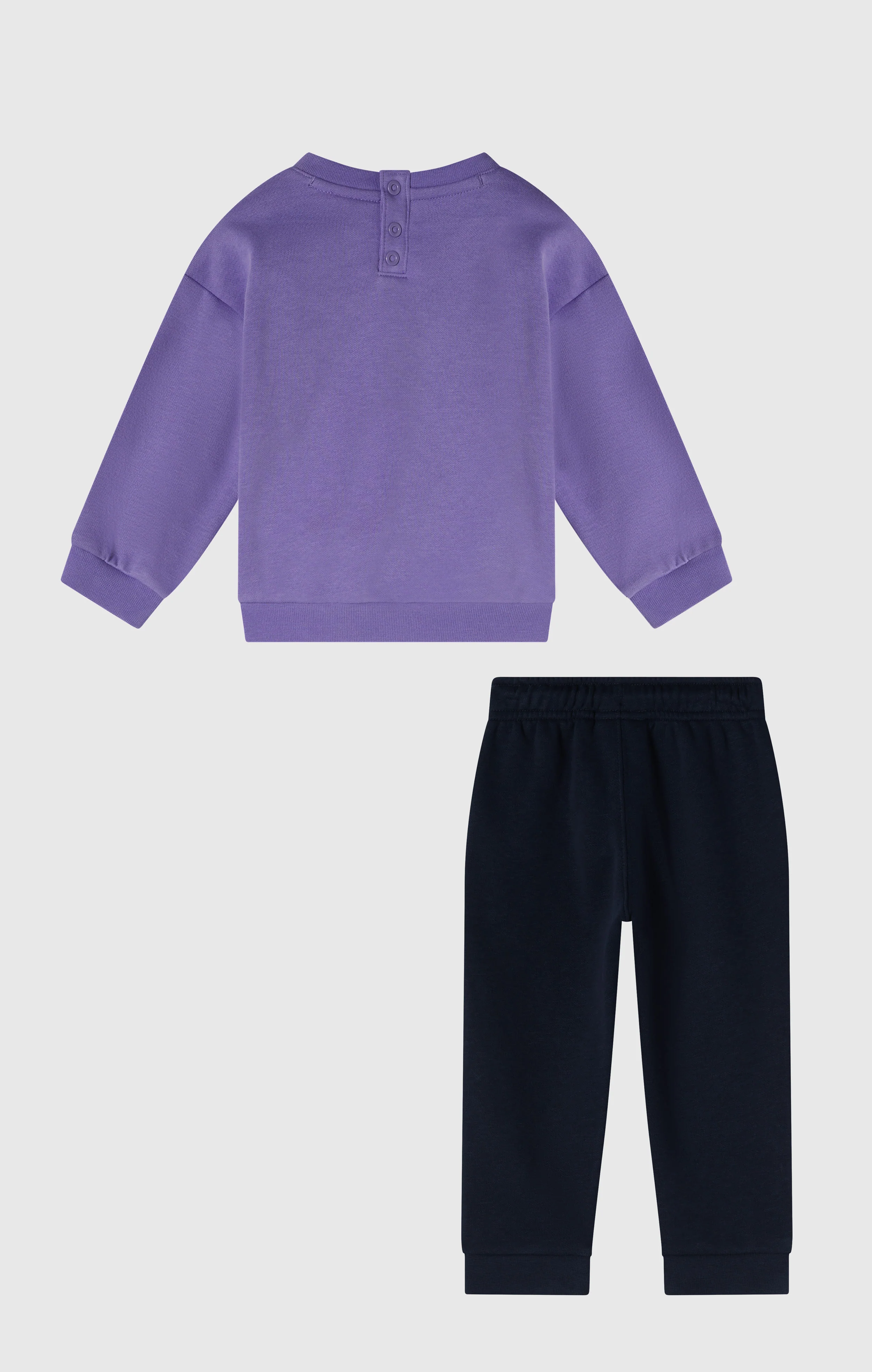 Baby Fleece Sweatsuit with Ribbed Cuffs - Image 3