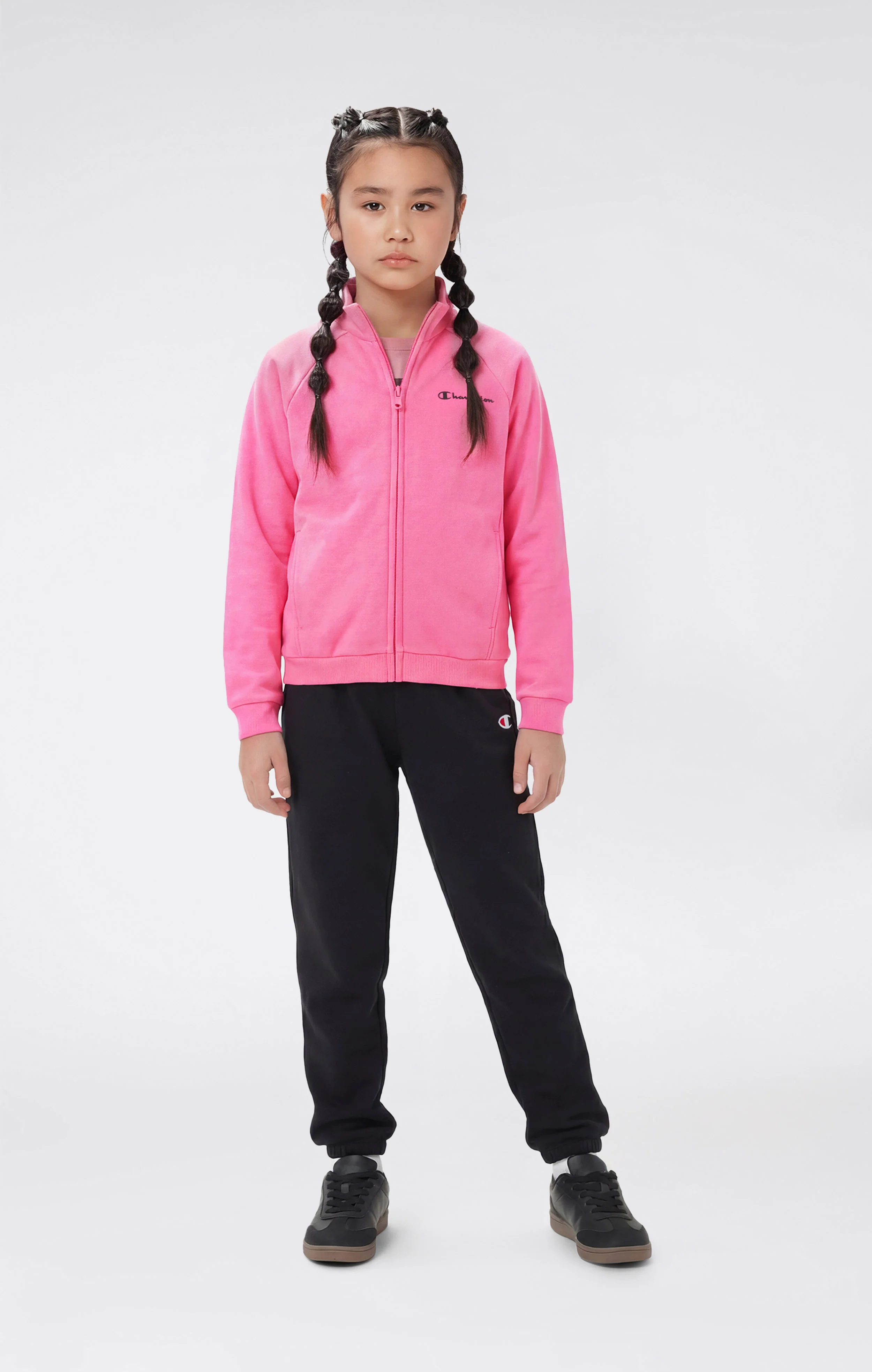 Girls’ Full Zip Sweatshirt and Pants Tracksuit